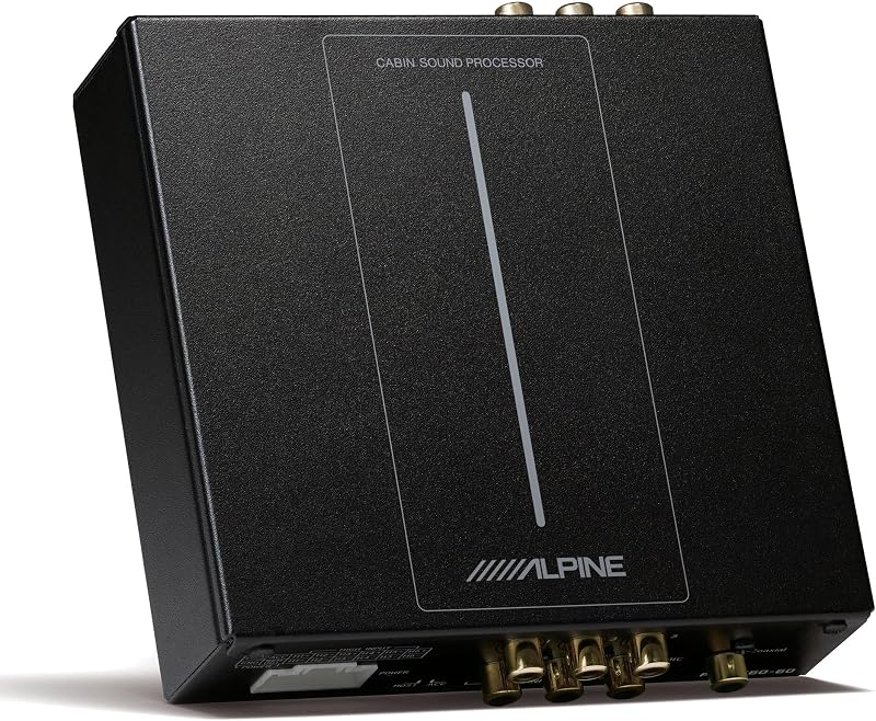 PXE-C60-60 Optim6 Procesador de sonido de alta resolución de 6 canales con sintonización automática de sonido | Actualiza el audio del automóvil de fábrica sin reemplazar la radio, configuración de autocalibración, salida limpia y detallada para cada parlante