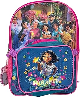 Fast Forward Large Encanto Backpack 16 Inches With Matching Lunch Bag Set- MIRABEL