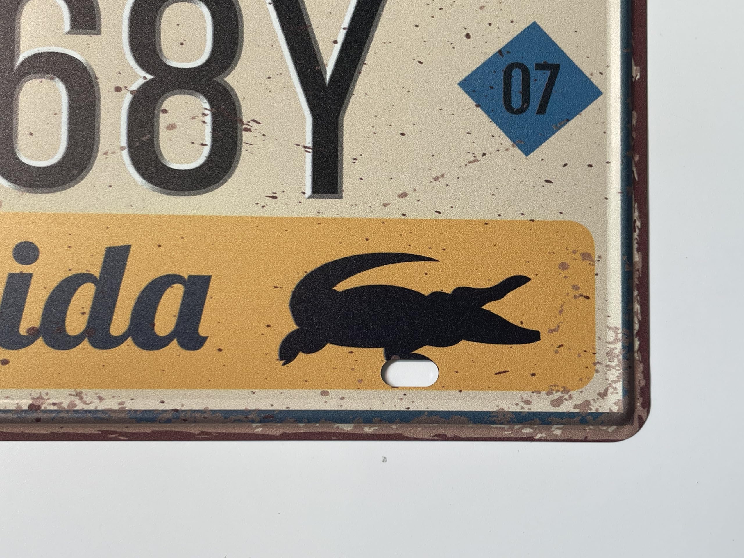 Plaque D'immatriculation Américaine En étain - Déco Murale Rétro Pour Maison, Garage Ou Pub