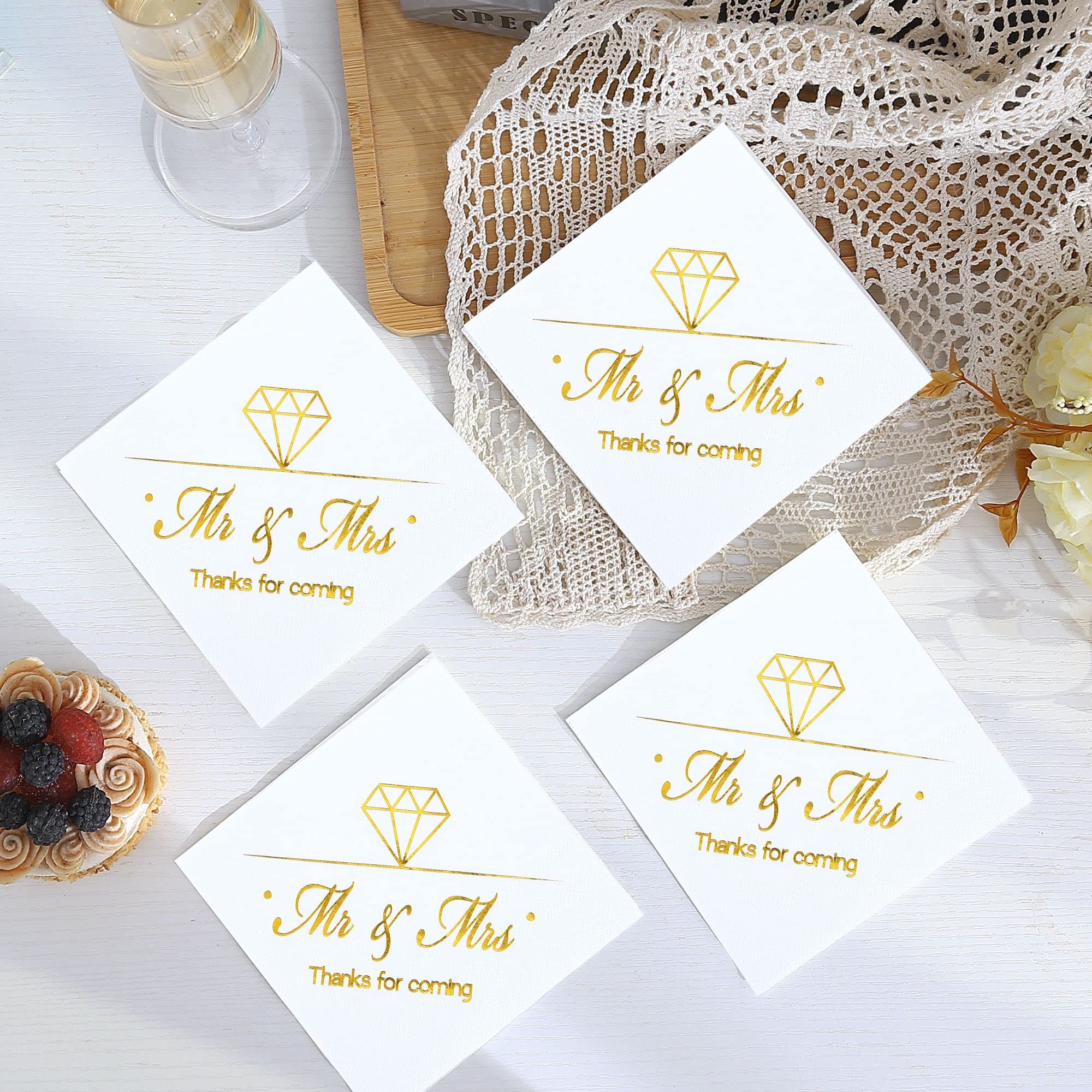 Aroba Airlaid - Servilletas De Cóctel (200 Unidades, 20 X 20