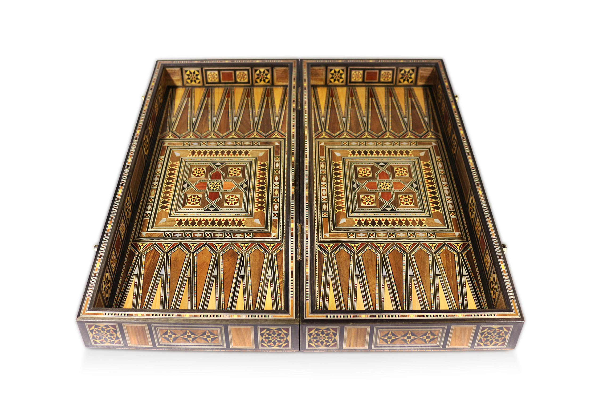 Elessar Vassoio in legno da 51,5 x 51,5 cm, con 30 mattoncini in legno