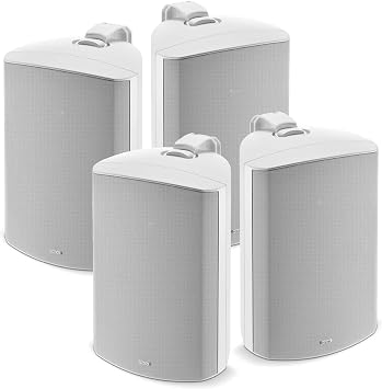 Focal 100 OD8 8" Outdoor Loudspeakers, IP66 Rated - White Pairs, 4 Speakers