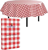 Vista 31 de Manteles de vinilo con reverso de franela, color sólido, calidad premium, impermeables., Plástico, Blanco