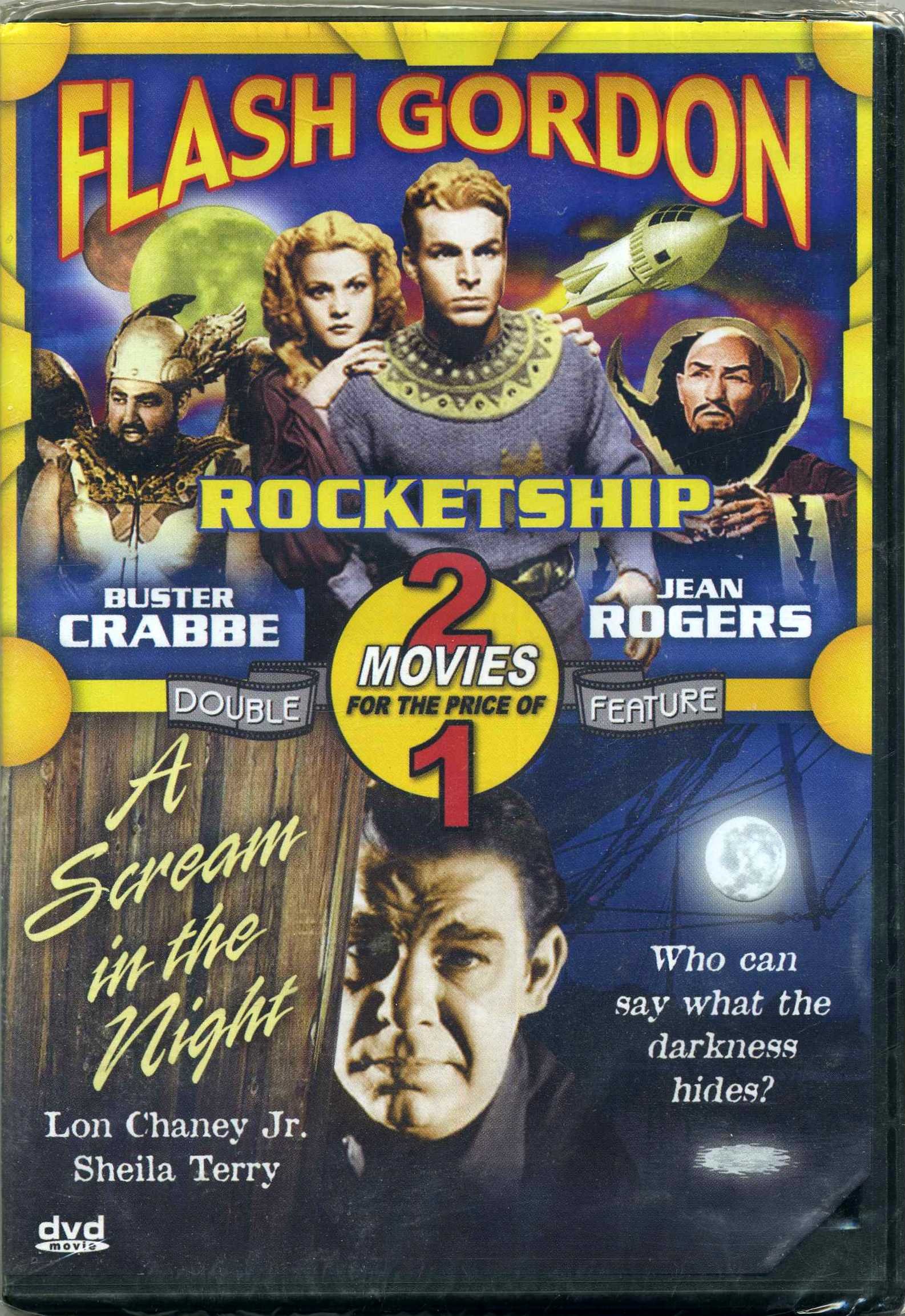 Flash Gordon: Rocketship / A Scream In the Night largometrajes en formato físico
