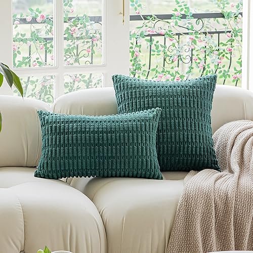 Miniatura 4 de Kevin Textile - Paquete de 2 fundas de almohada decorativas de 20 x 20 pulgadas para sofá y cama, moderna decoración bohemia para el hogar, funda de