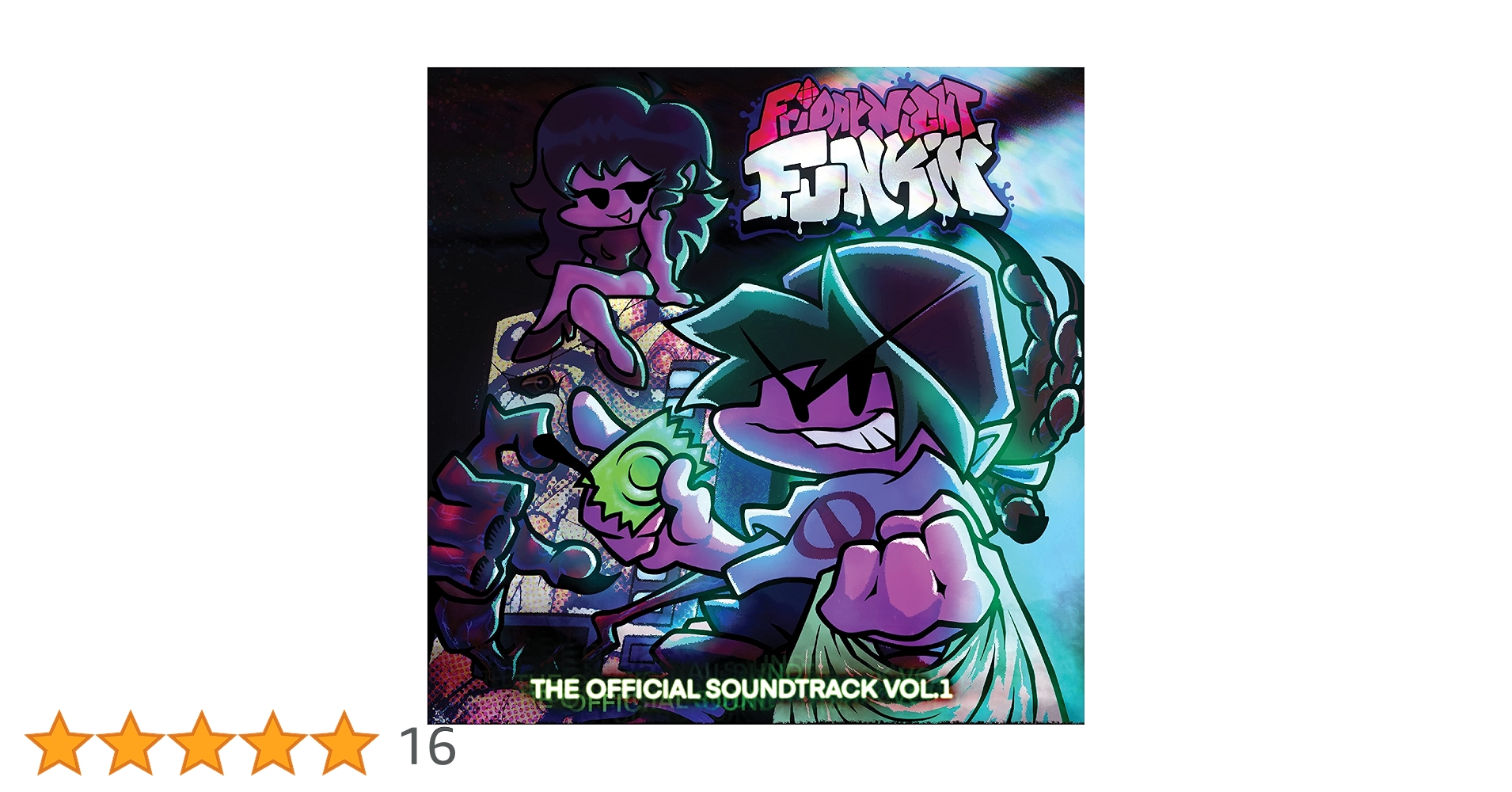 Friday Night Funkin アナログレコード vol.1 Friday Night Funkin' - The Official Soundtrack Vol. 1 | Kawai Sprite