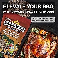 Vista 3 de Pellets de madera de mango taiwanés para ahumar Humo dulce tropical para barbacoa Uso menos, sabor más Madera dura 100% natural para todas