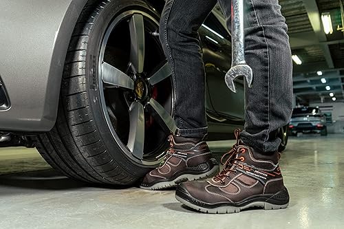 Miniatura 2 de Botas de trabajo de seguridad Comando modelo 1420 Go Safe 100% cuero resistentes, 100% dieléctricas y aislantes, ligeras y cómodas botas de trabajo