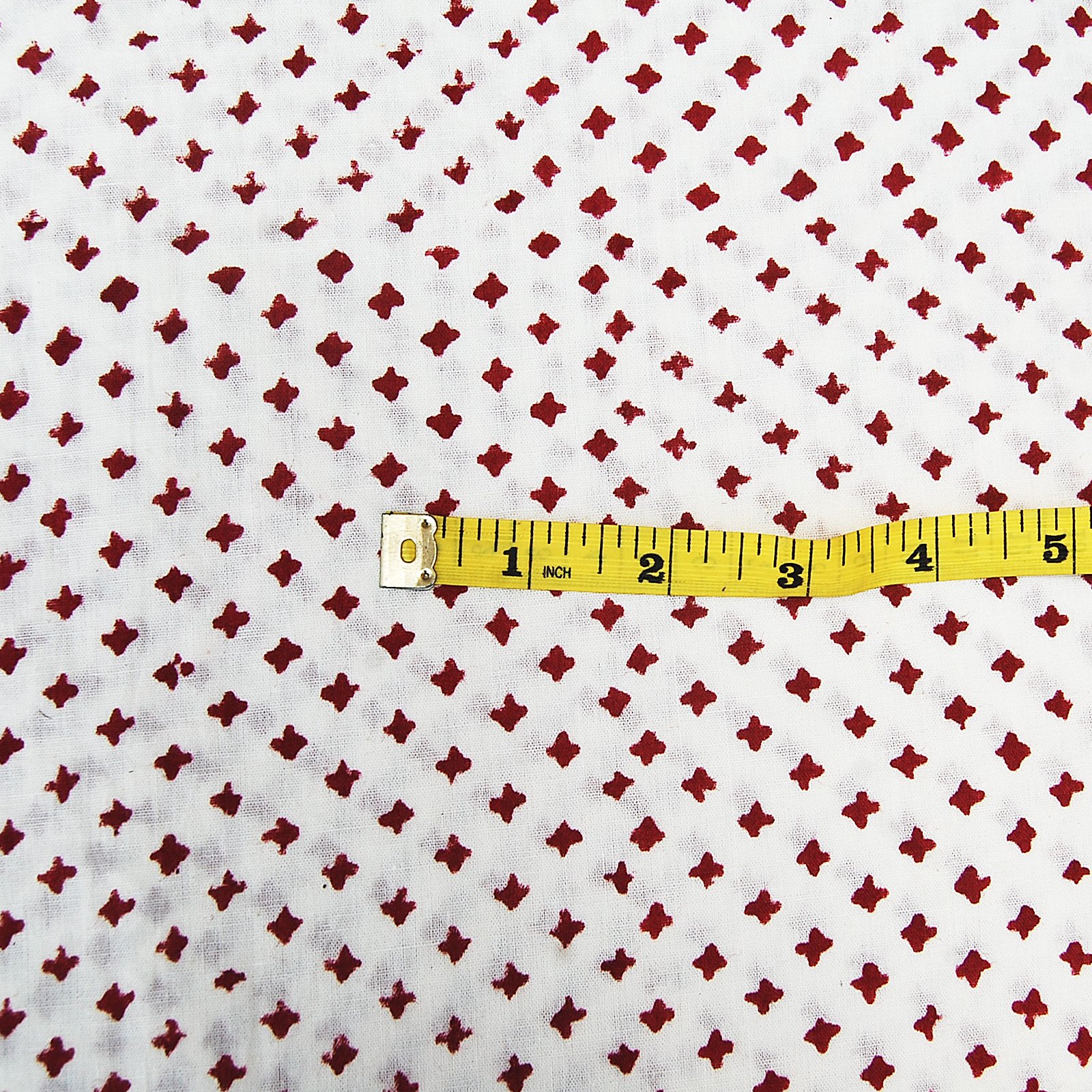 Tkanina bawełniana z nadrukiem blokowym Indyjska tkanina ręcznie drukowana, miękka tkanina bawełniana od The Yard Fabric, Jaipuri Kurti drukowana tkanina na letnią sukienkę (10 jardów)