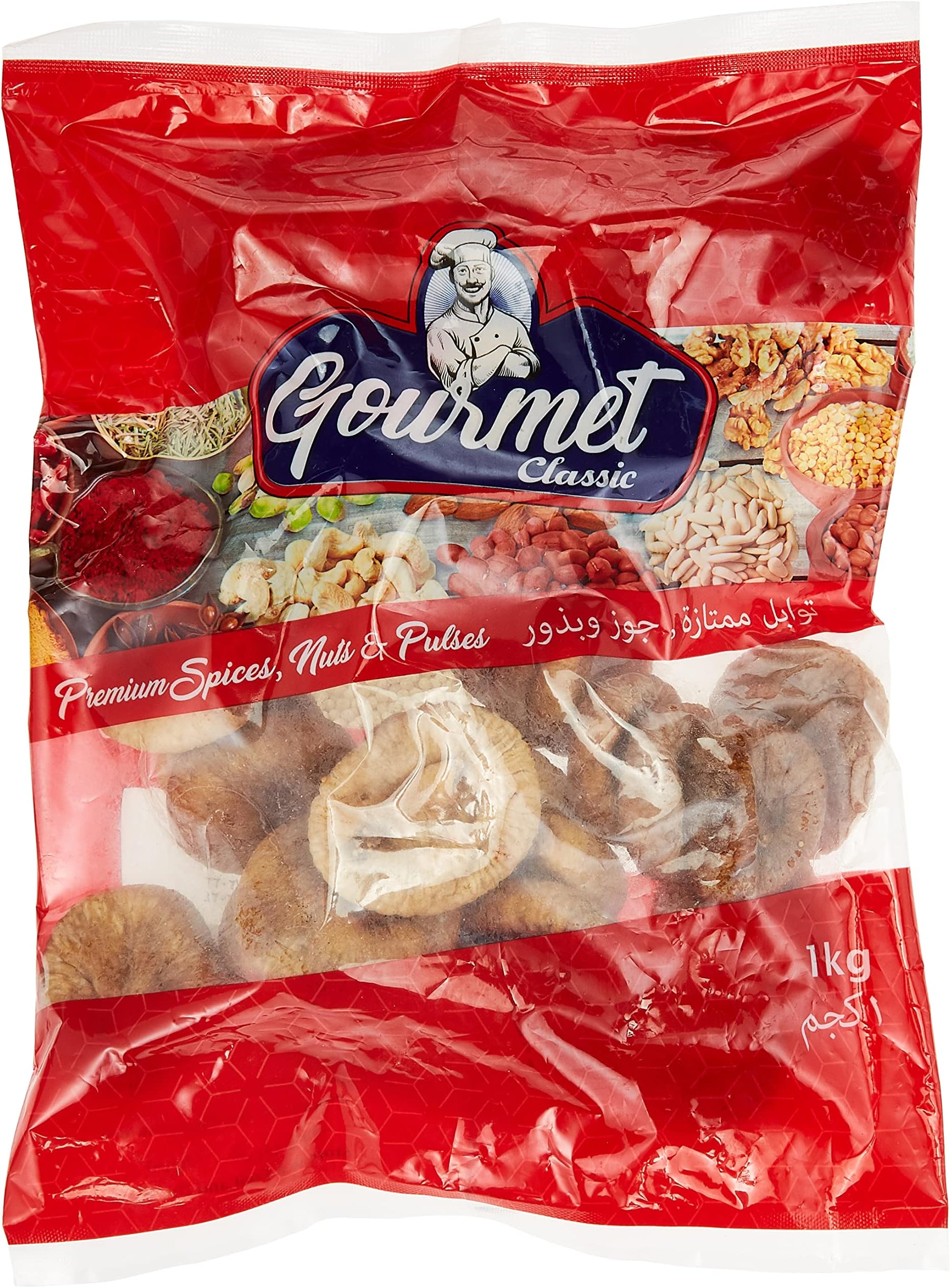 GOURMET CLASSIC Jumbo Dry Figs, 1 Kg