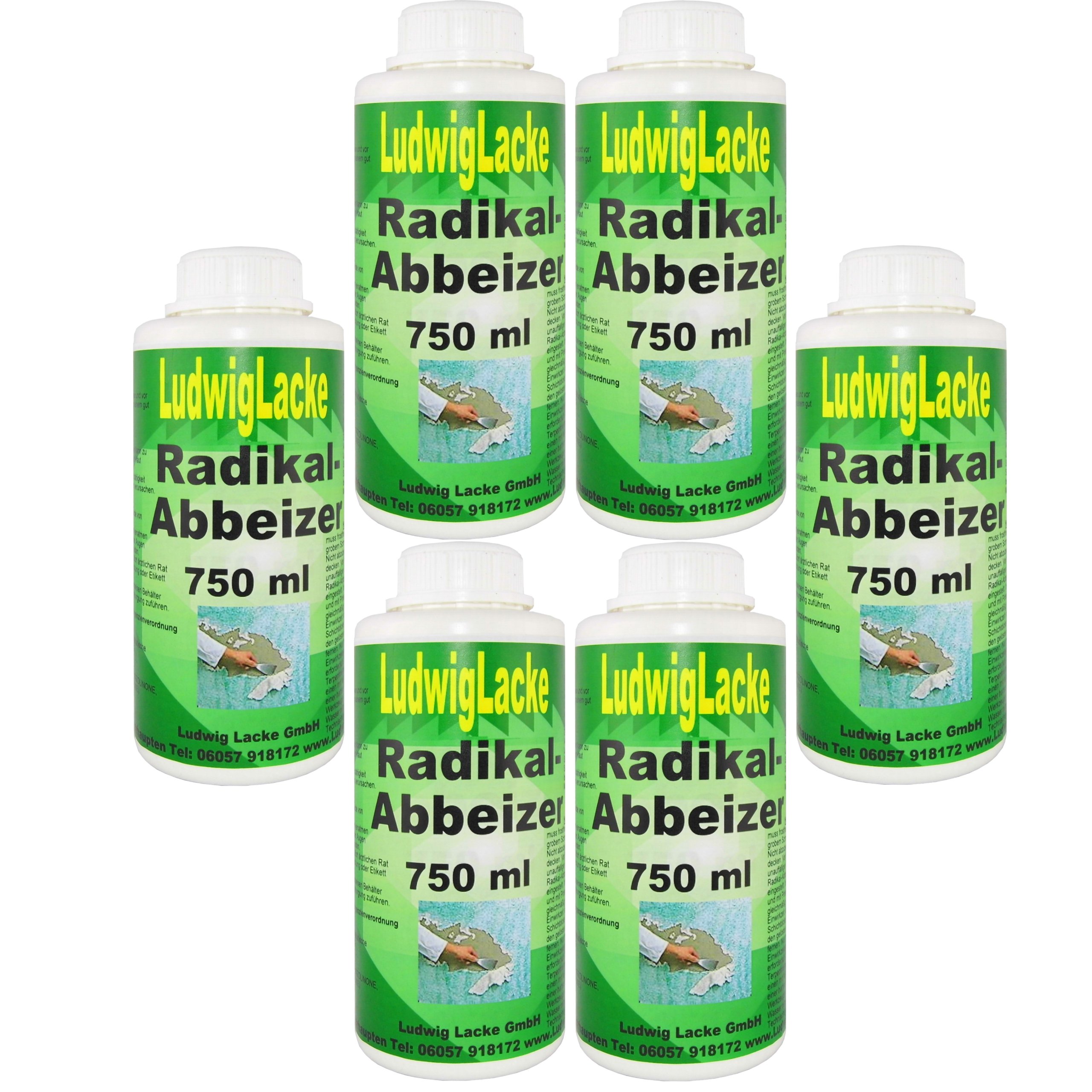 Abbeizer 6 x 750 ml środek do zmywania radykalnego