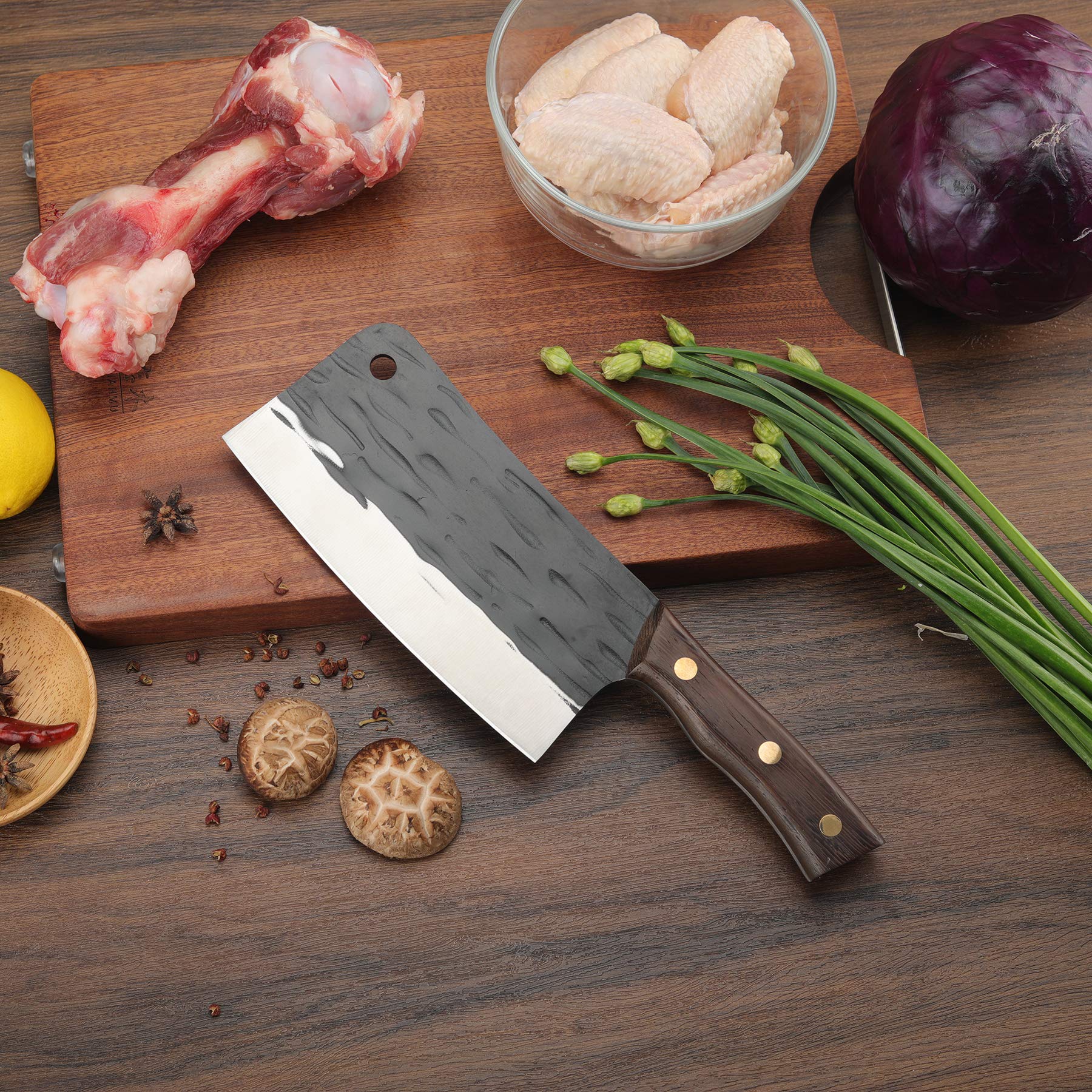 Amazon.co.jp: Enjoy Your Cook Life: 重型の骨切り専用の包丁