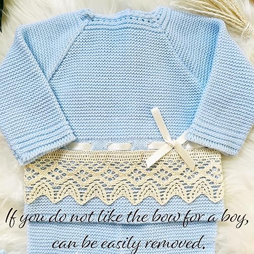 Miniatura 3 de Conjunto de ropa de punto para bebé recién nacido, traje de punto para niños y niñas