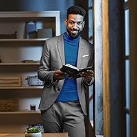 Vista 6 de Utopia Wear Camiseta para hombre, mezcla de algodón