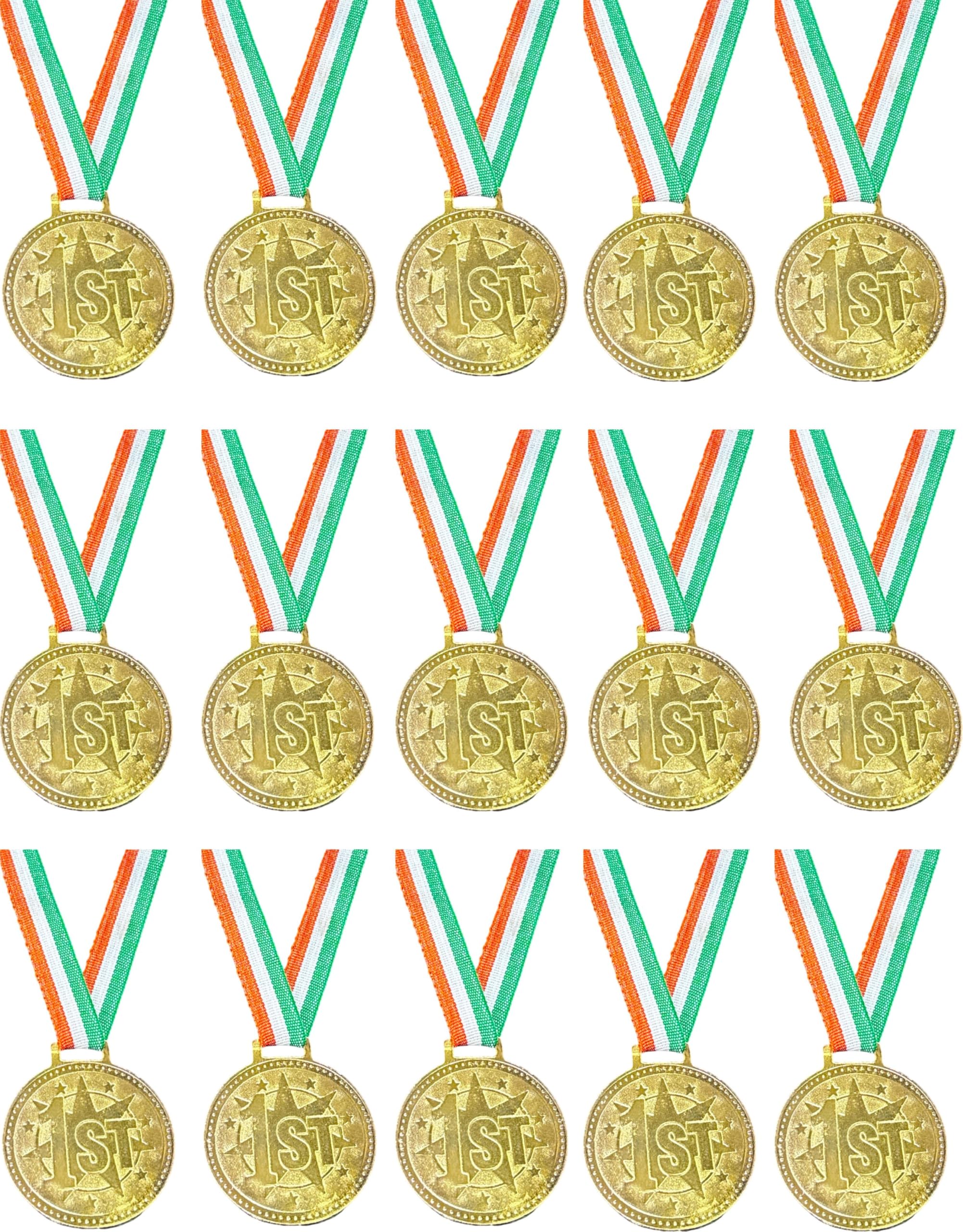 2-Inch Gold Sports Medals - Set of 15 for School Competitions-image-49