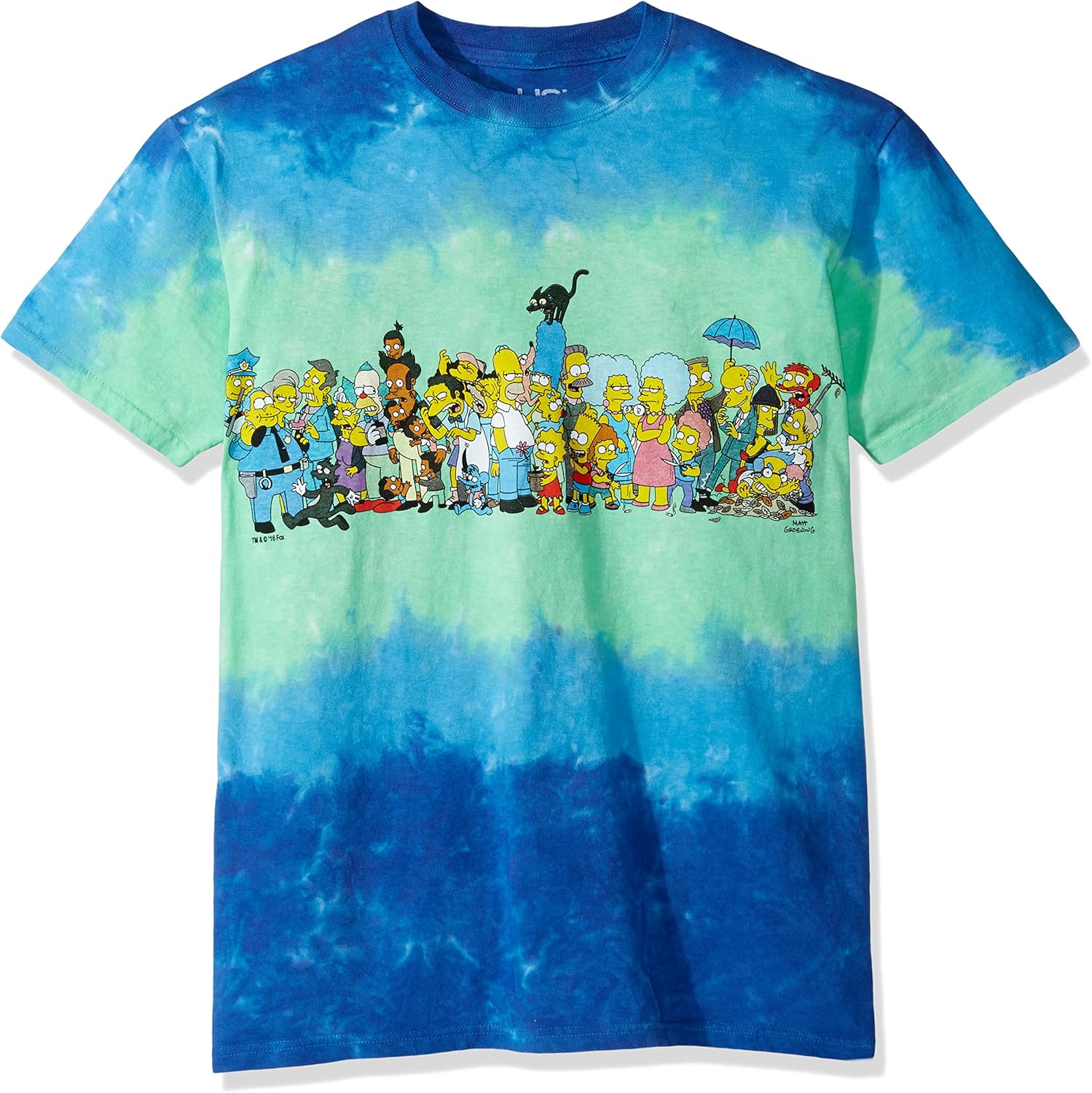 camiseta simpsons tie dye