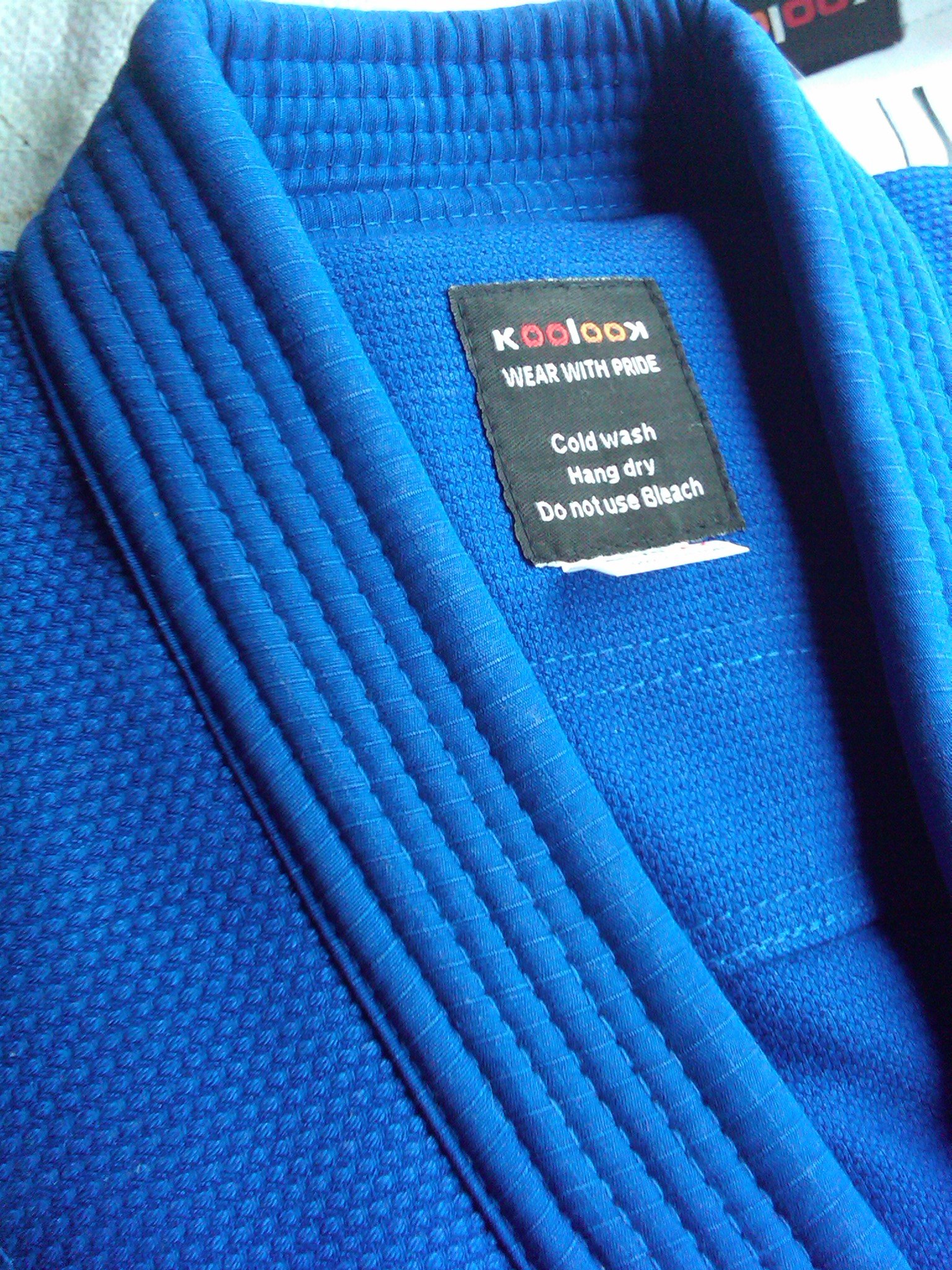 KOOLOOK Kimono Brasilian Jiu Jitsu Blu per AGONISMO, GI 650 g.Il Top Europeo! IV-h170cm