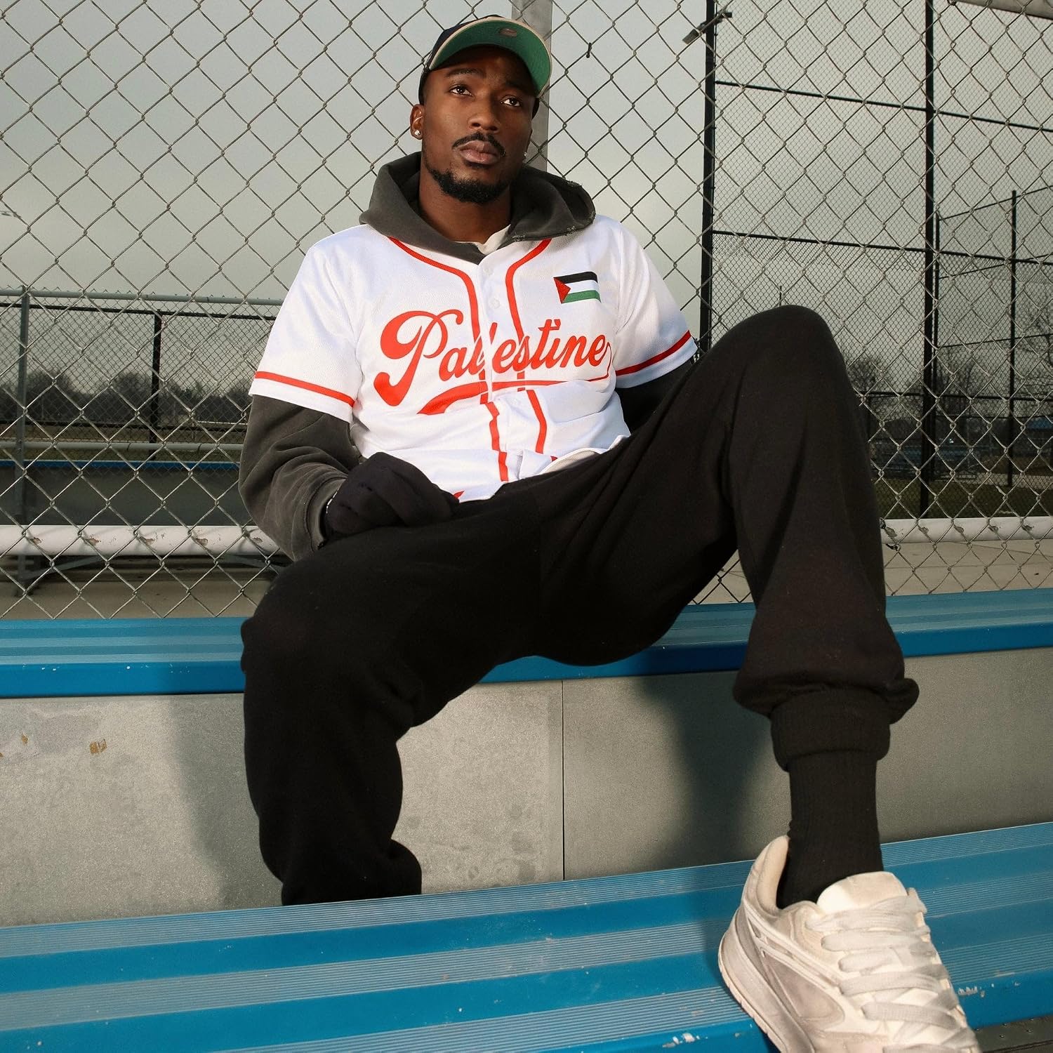 Wear The Peace Clothing Palestine Baseball Home Jersey