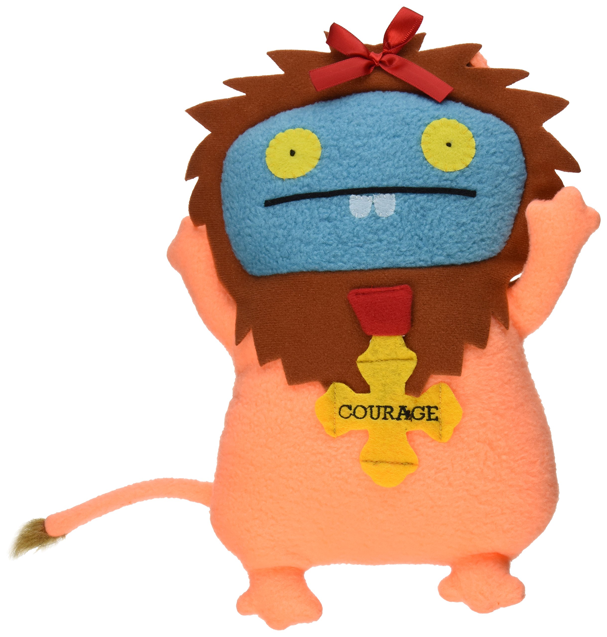 GUND Uglydoll Wizard Of Oz Plush - Cowardly Lion Clip-on Stuffed Toy, 75th Anniversary Edition