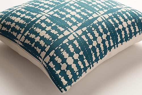 Miniatura 2 de Mark&Day Pillows, funda de almohada decorativa verde azulado Tempel para sofá o cama, 20 x 20 pulgadas, fundas de cojín modernas para decoración del