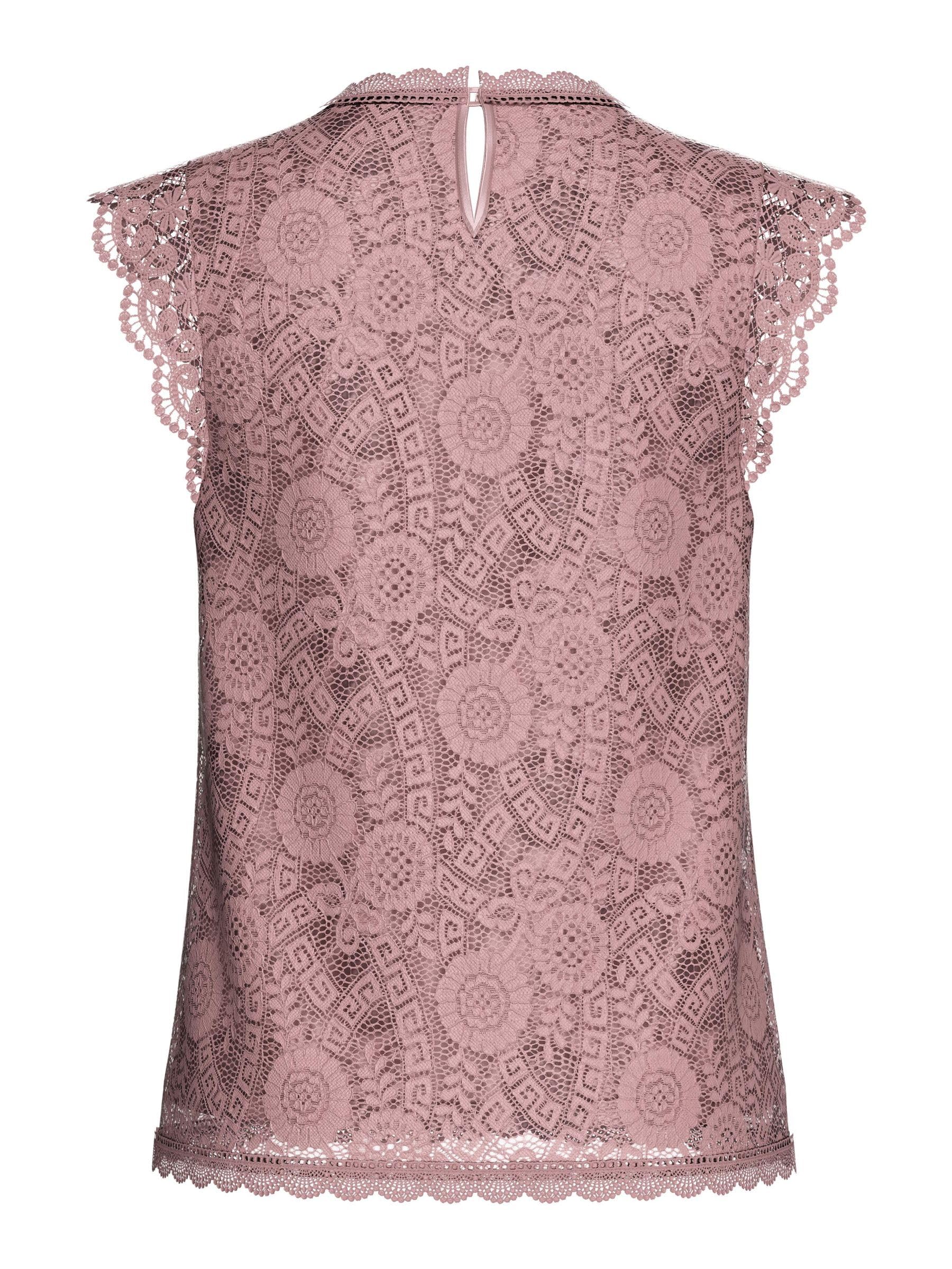 PIECES Koronkowy top Kobiety Pcolline Sl Lace Top Noos Bc