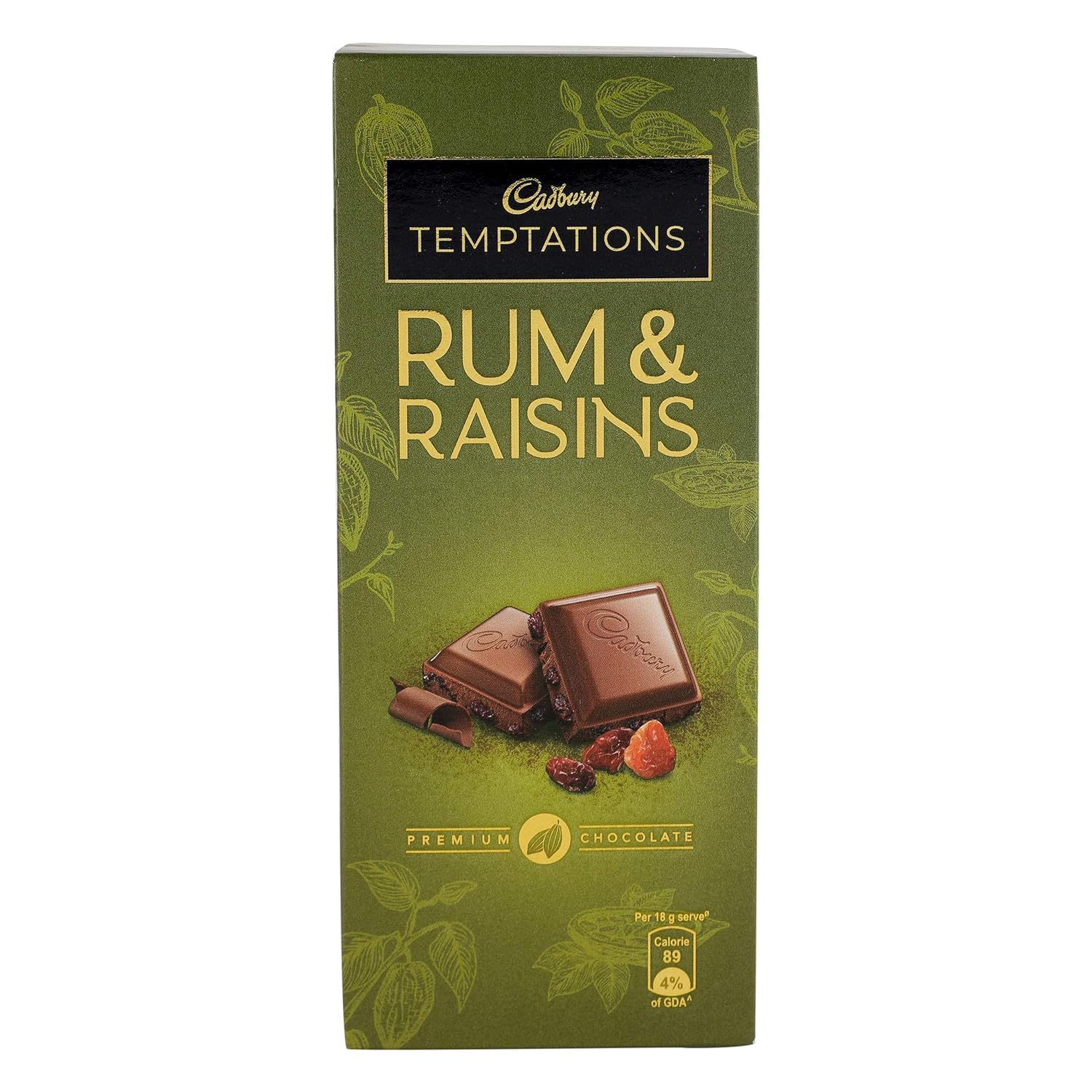 Cadbury Temptation Rum and Raisin Chocolate, 72 g Amazon.in Grocery & Gourmet Foods Cadbury Temptation Rum and Raisin Chocolate, 72 g Amazon.in Grocery & Gourmet Foods