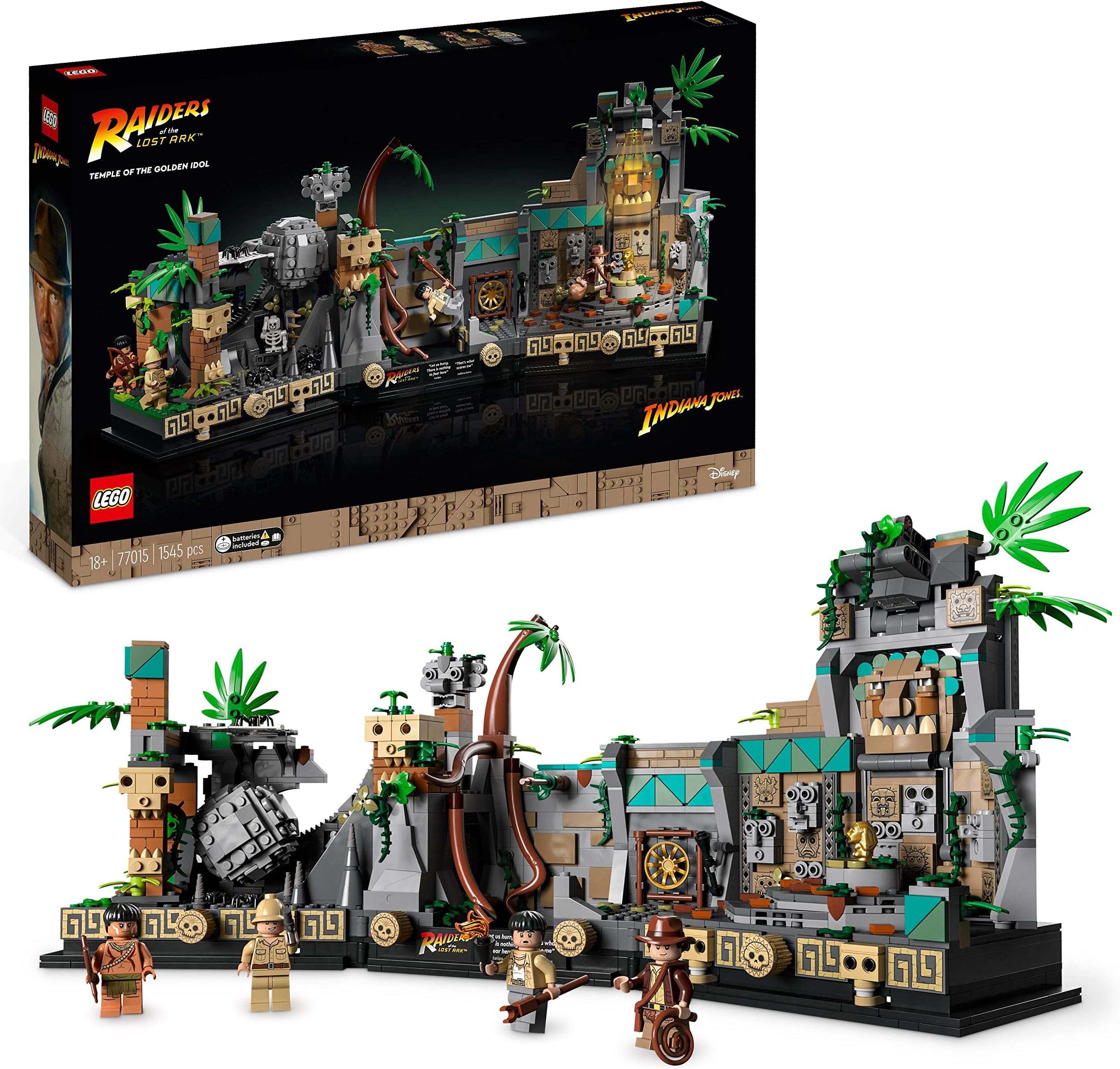 LEGO® Indiana Jones™ Temple of the Golden Idol 77015 Building Kit (1,545 Pieces)