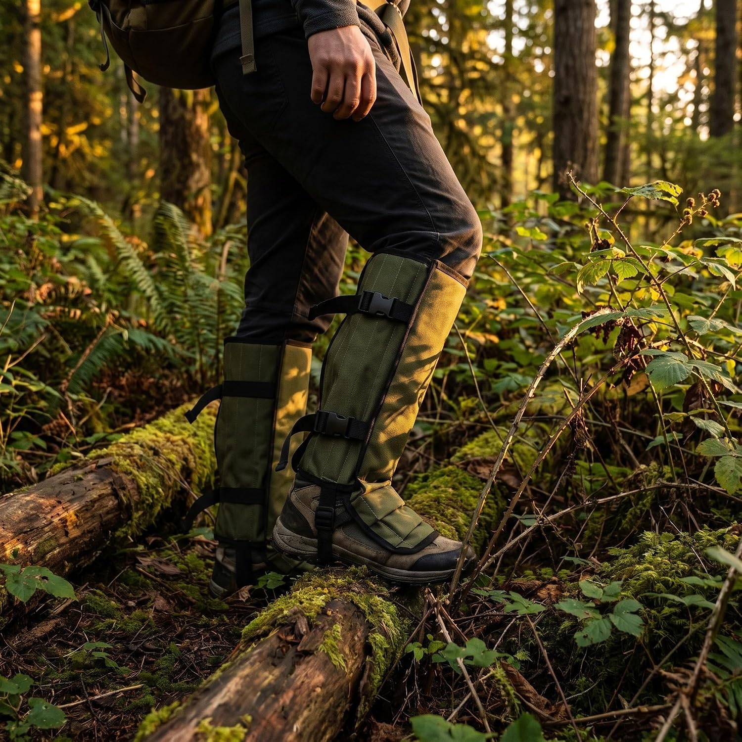 Snake Proof Hiking Gaiters Tear Resistant Oxford Cloth Leg Guards