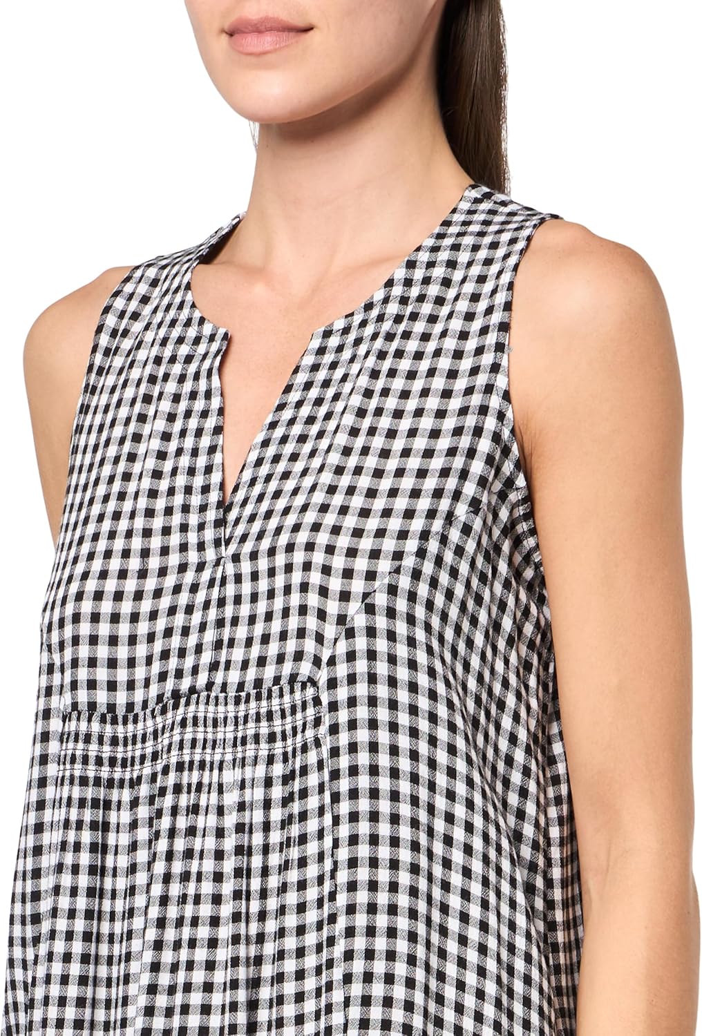 NIC+ZOE Women's Drapey Gingham Dress - Image 3