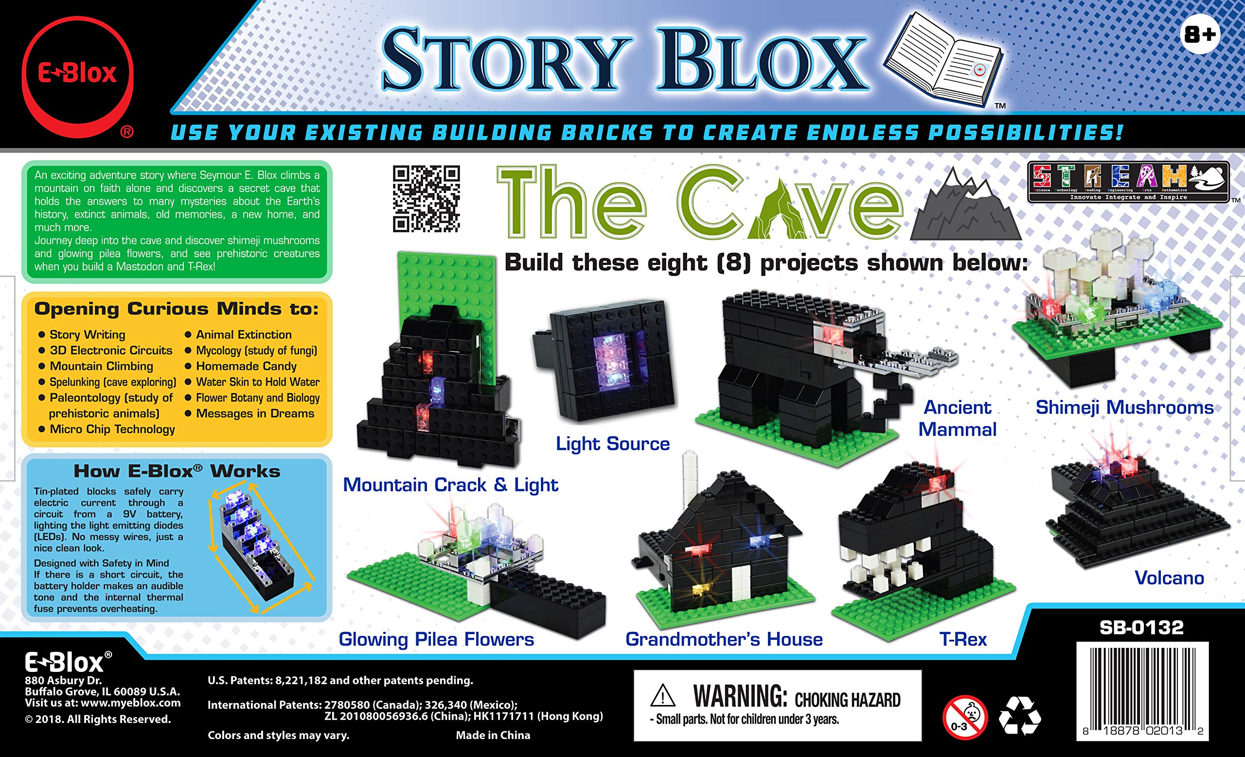 e-blox stories-the  Buildingセット Power Blox™ Builds Deluxe Set - E-Blox® LED Light-Up