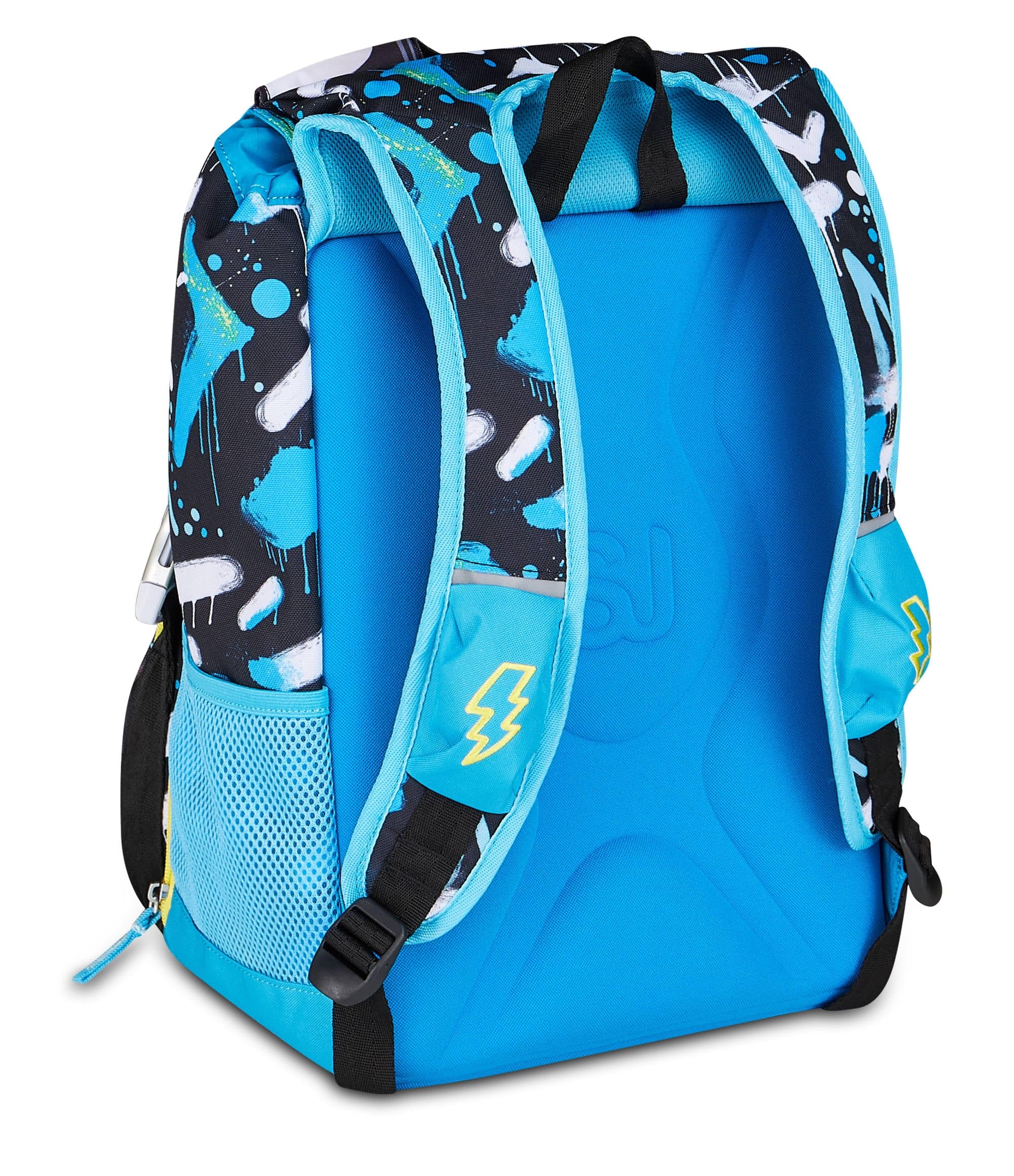 Zaino Scuola primaria Boy - Sj Metal Drago estensibile By Seven per Bambino + Astuccio 3 piani + Diario 2026-2027 + 7 penne a scatto e portachiave fischietto