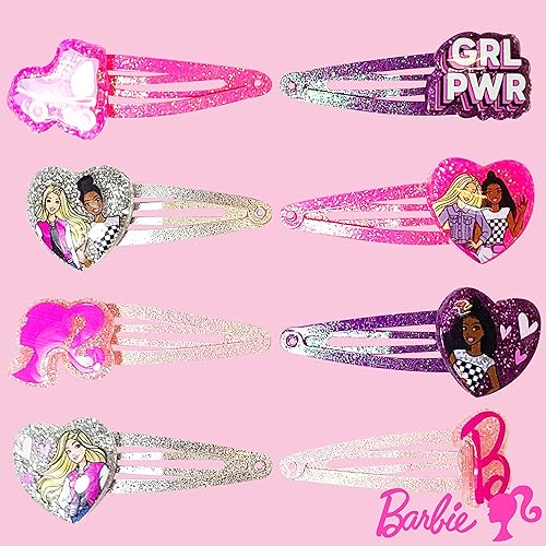 Miniatura 2 de LUV HER Barbie - Pinzas para el pelo para niñas, paquete de 8 unidades, multicolor a partir de 3 años