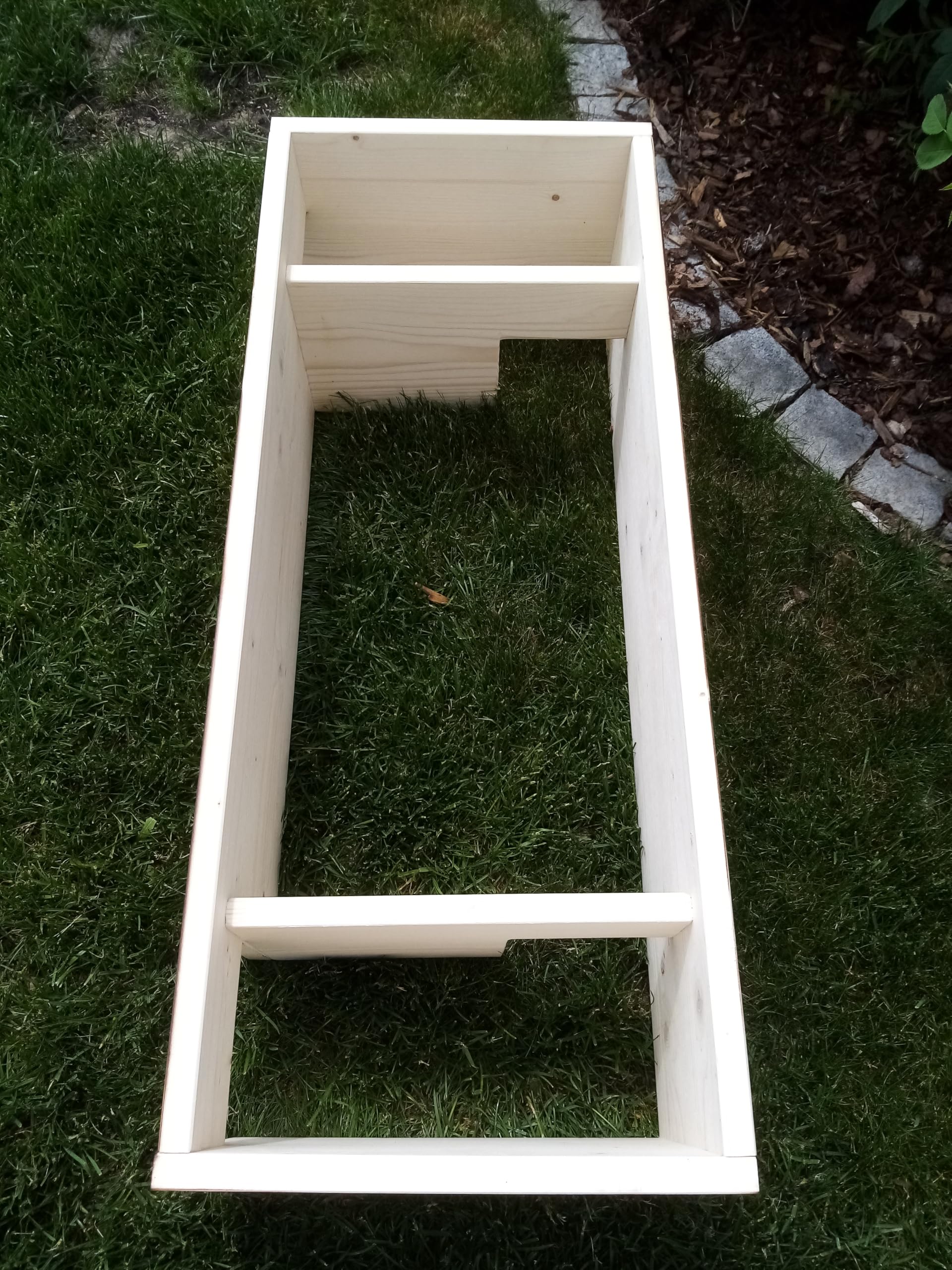 Igelhaus XL Igelschutz geflammt Dachpappe Isolierung Rattenklappen handgemacht Gratis Stroh 84x40x23cm fertig montiert
