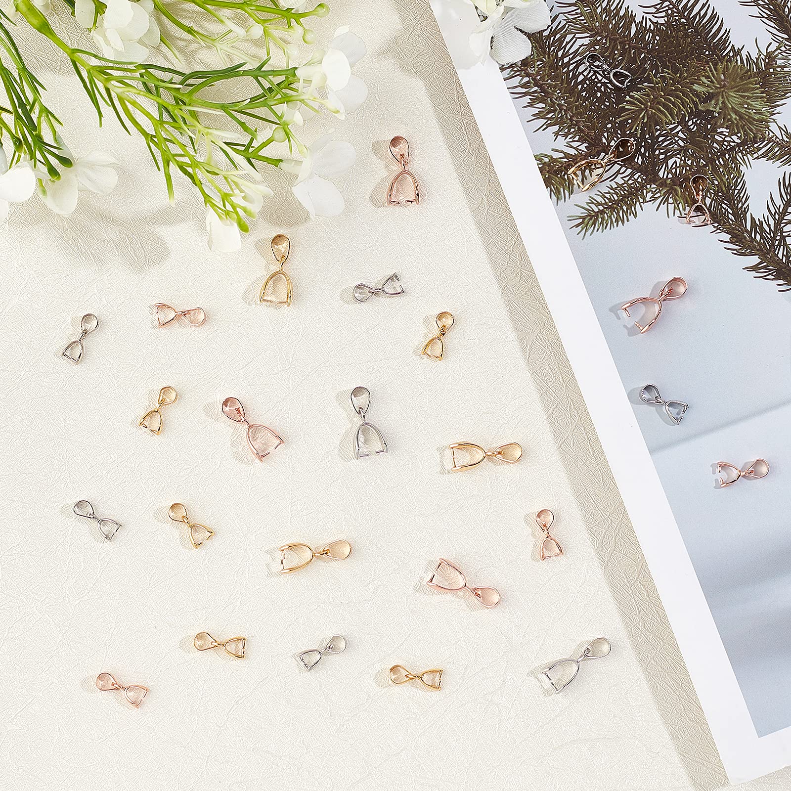PATIKIL 200 Ganci A Pinza Per Chiusura A Scatto, Tono Oro, 8,5x3,5mm: Accessori Per Gioielli Fai Da Te In Lega
