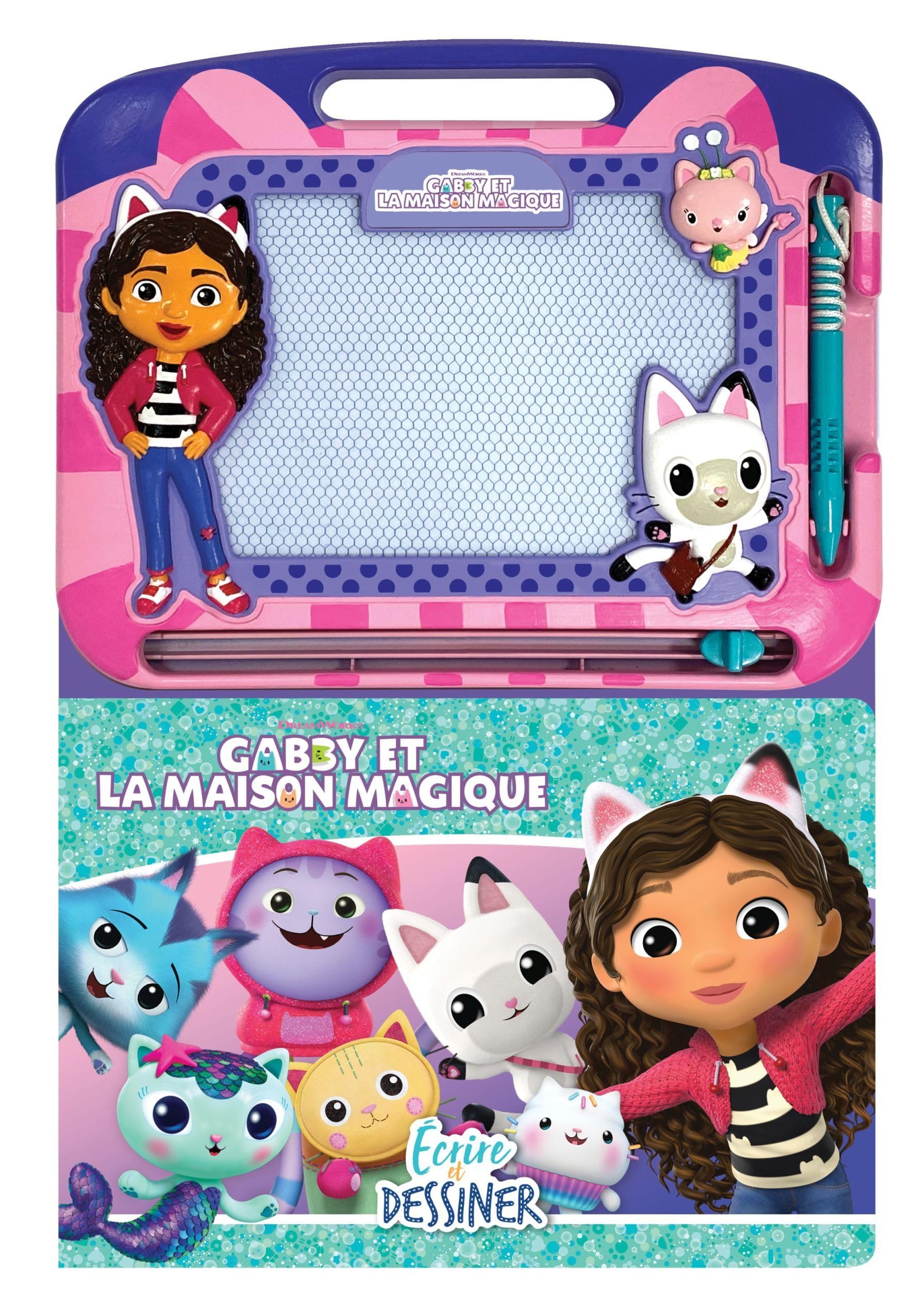 Ardoise Magique Gabby et la Maison Magique anti tache pour enfant