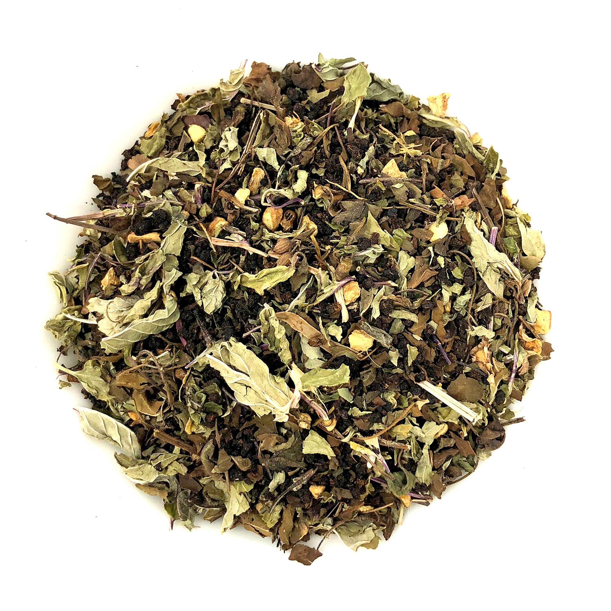 Dancing Leaf Tulsi Adrak Chai-100g Reseallable Pouch-loose