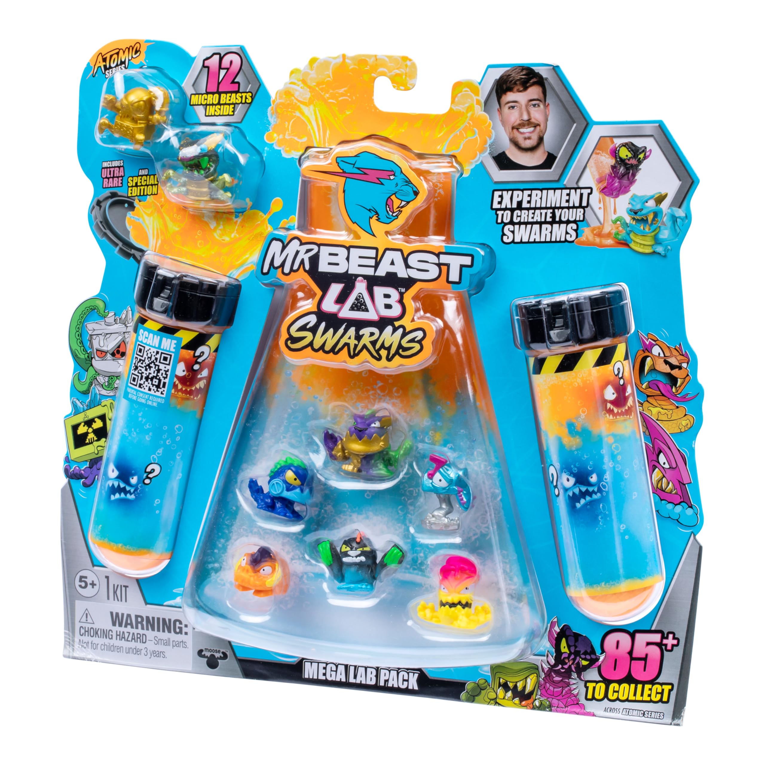 ミスタービースト　Lab Swarms Mega Lab Pack Amazon.com: MrBeast Lab Swarms Series 2, Atomic Series 12