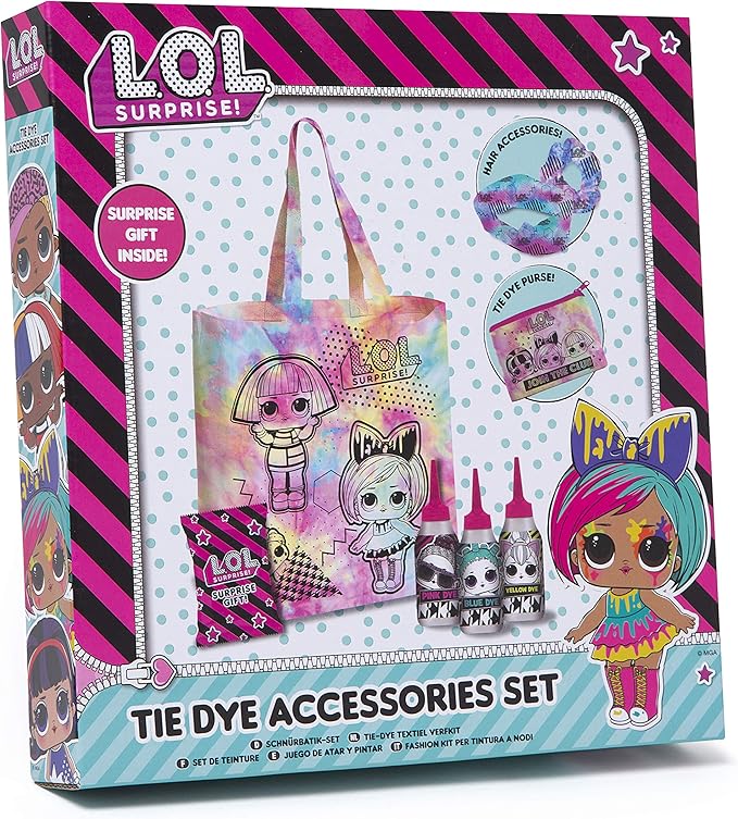 L.O.L. Surprise! Tie Dye Accessories Set - Tie Dye Kit Containing: 1 ...