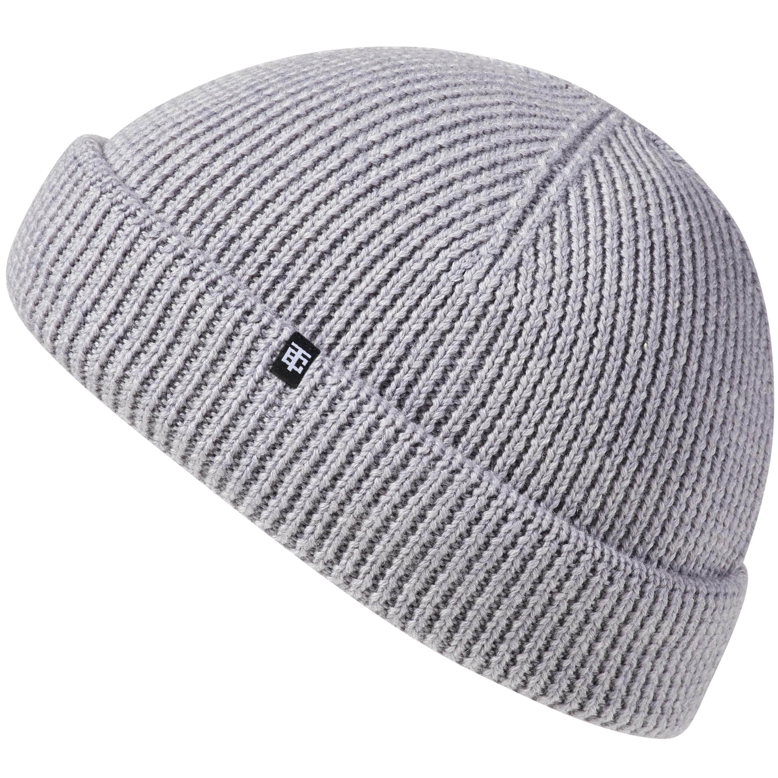 Enter The Complex Men's Lightgrey Enter The Complex® Fisherman Beanie 100% Merino Wool Trawler Hat Troyer Ribbed Knit Wo One Size