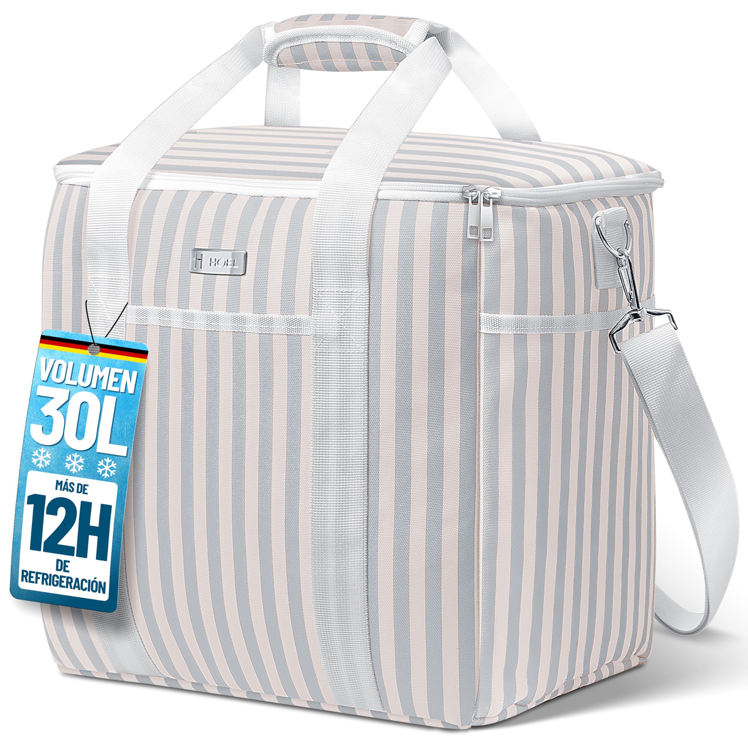 Bolsa isotérmica para comida y bebida HOEL ideal como bolsa de almuerzo 8
