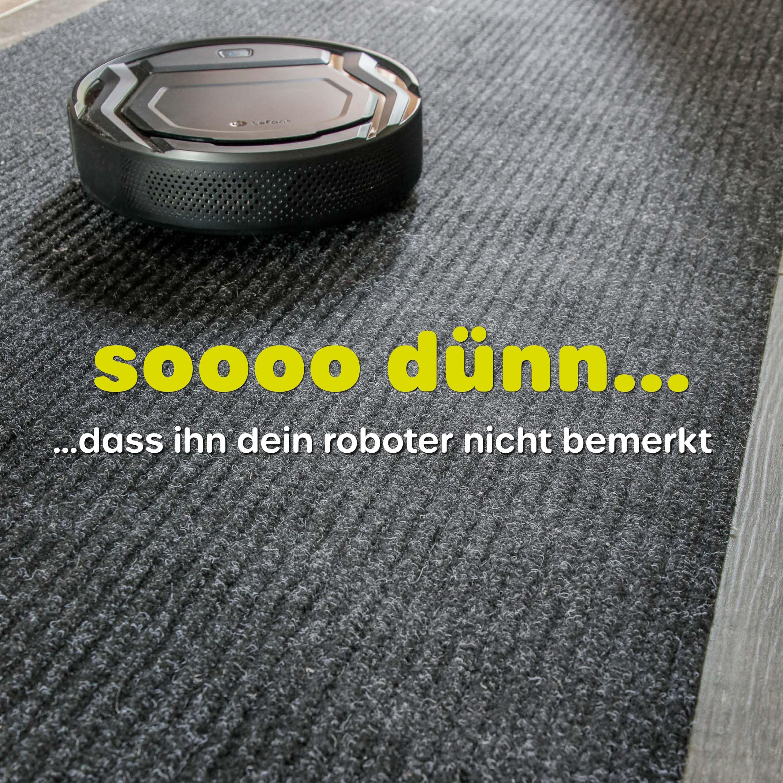 Wecon Home Buhai Läufer, 80 x 200 cm, schwarz