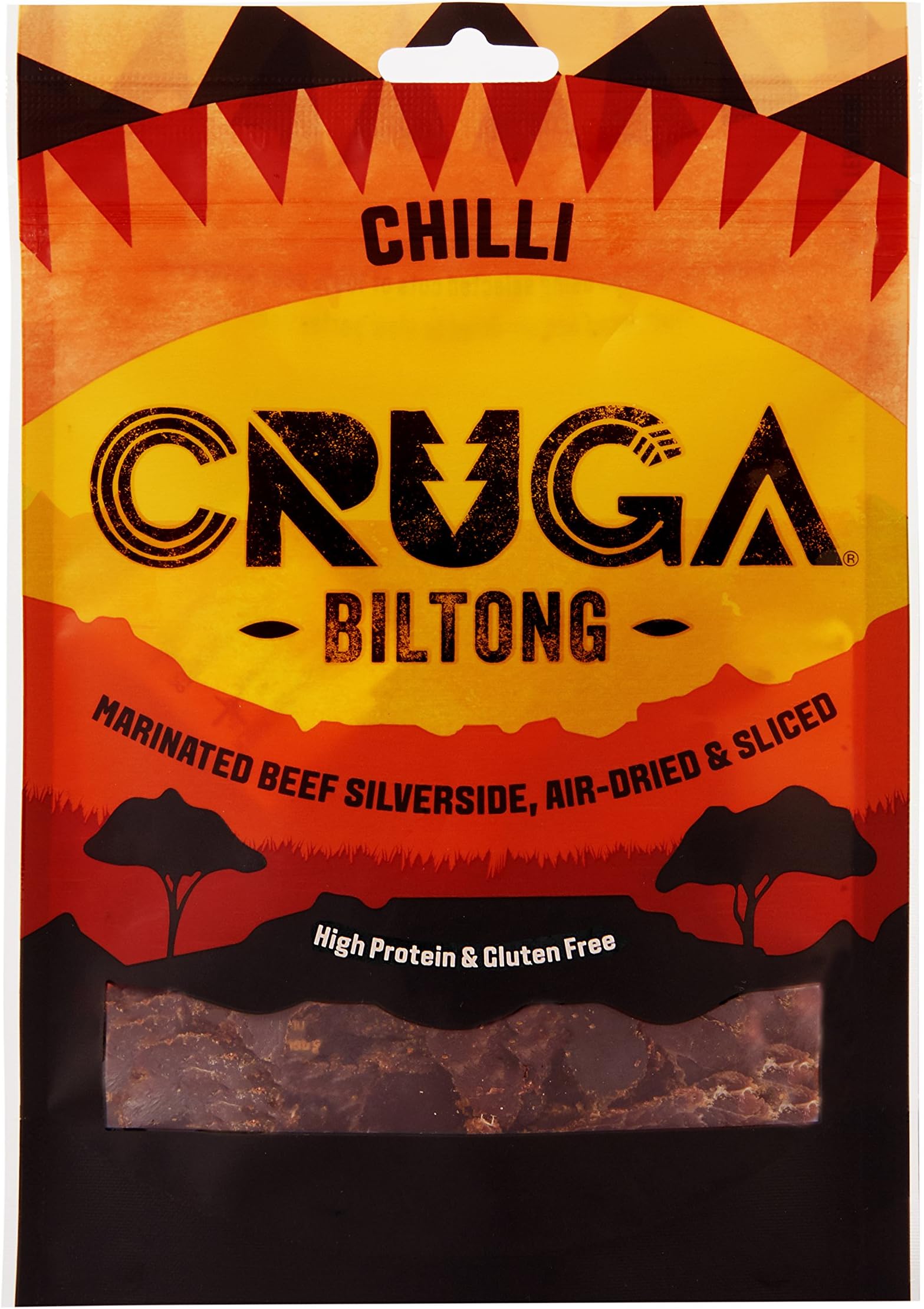 Cruga Chilli Beef Biltong, 70g