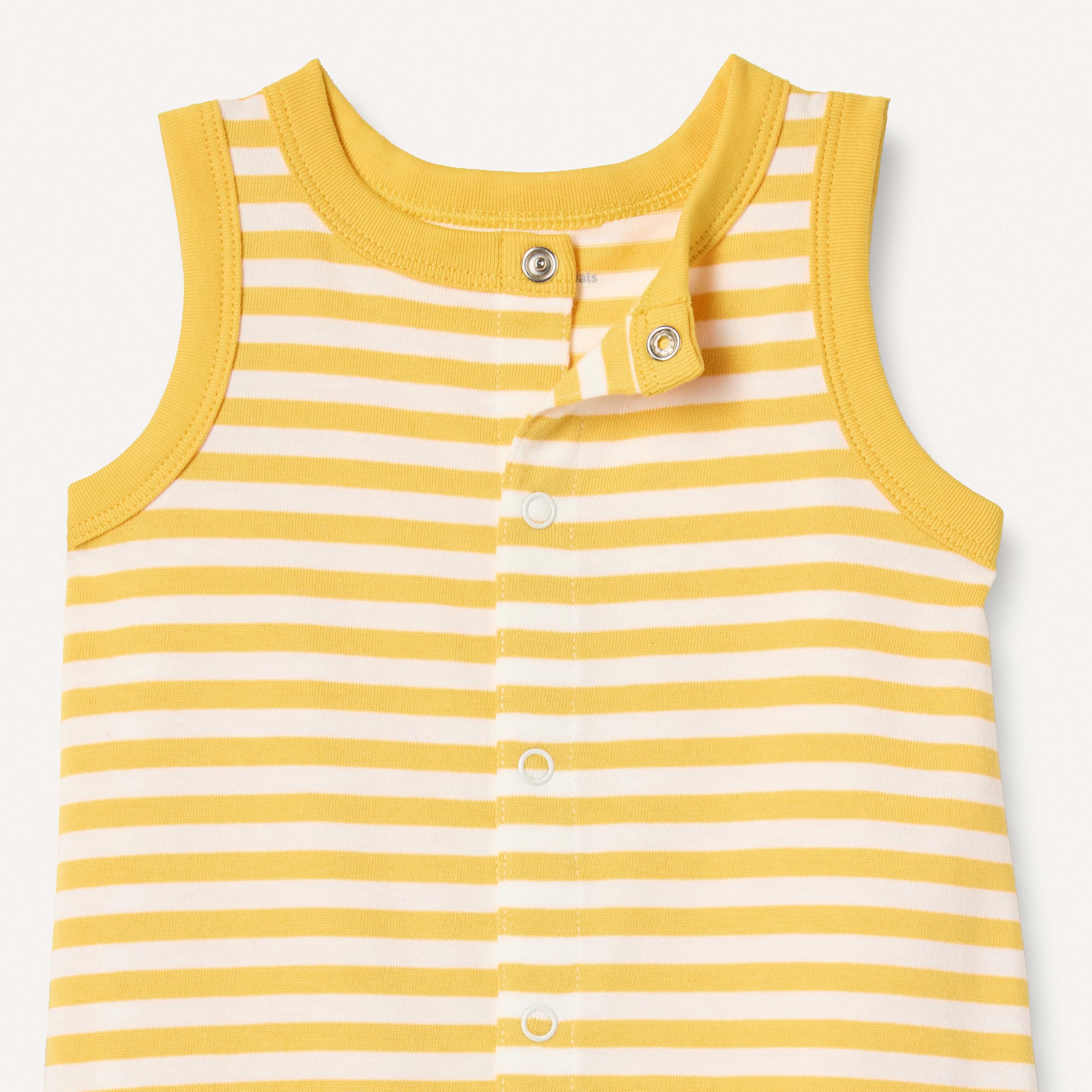 Amazon Essentials Ensemble De Combinaisons Sans Manches Et Manches Courtes Mixte Bébé, Lot de 2
