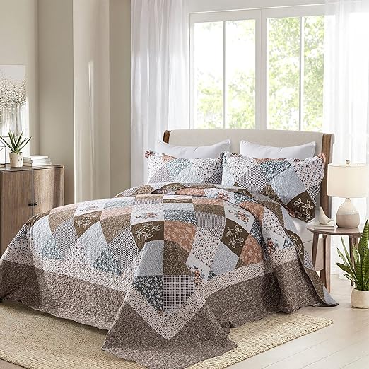 HoneiLife Oversized King Bedspreads 120x1203 Pcs