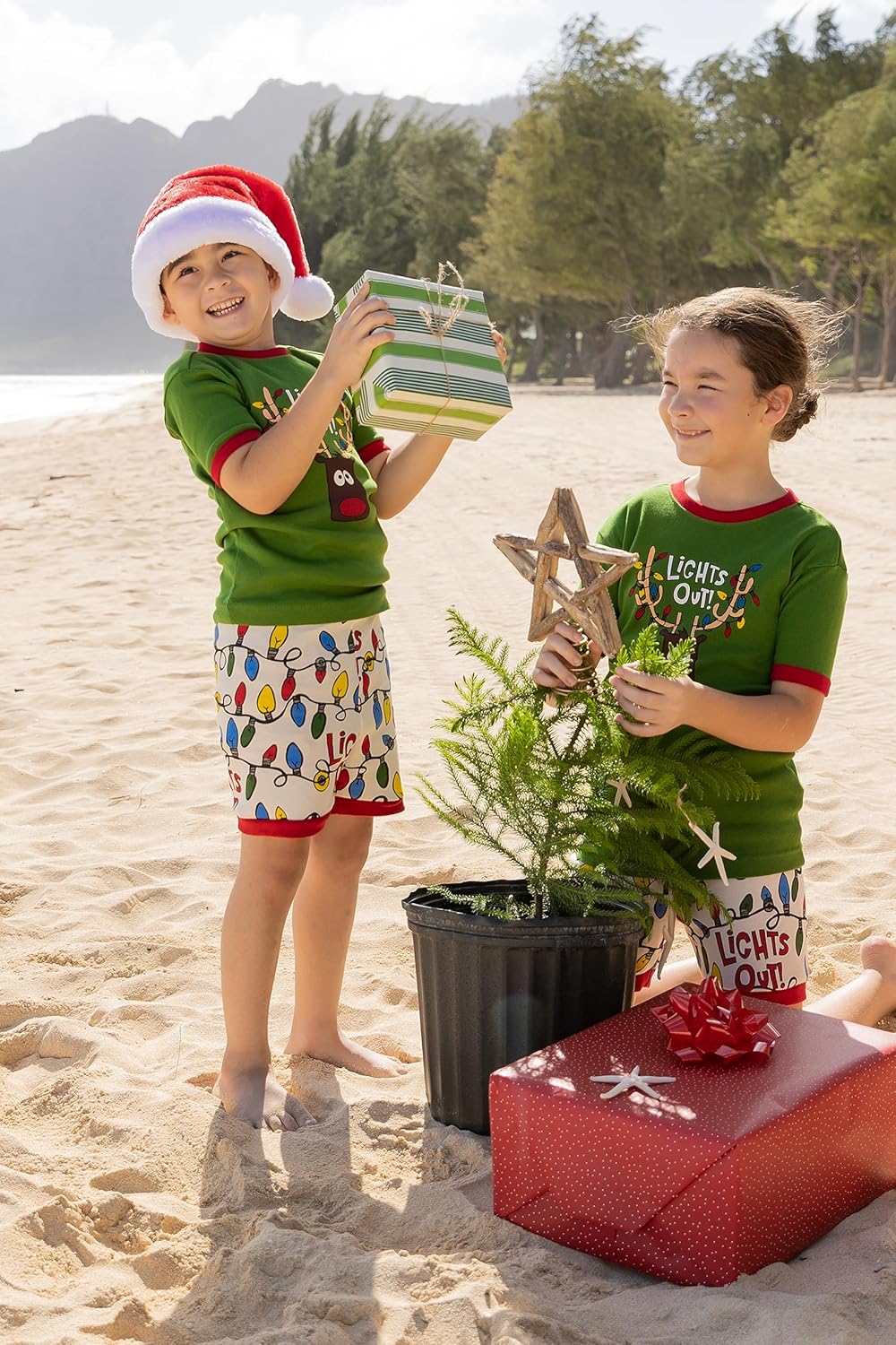 Lazy One Lights Out Matching Family Christmas Pajamas, Matching Christmas PJs for Family, Adult, Teen, Kid, and Baby Pajamas - Image 4