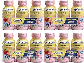 Diabetes Nutrition Shakes - Meal Replacement Shake, Strawberry Cream, 8 Fl Oz (Pack of 24)