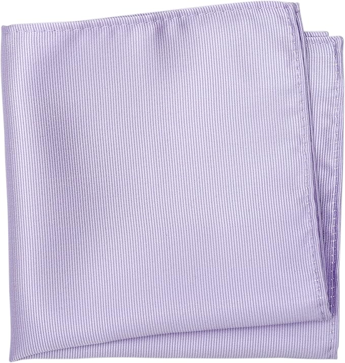 Corbata y Pañuelo de Bolsillo para Hombre, Juego de Corbata Lisa, Ancho Estándar 3.2 pulgadas miniatura 4
