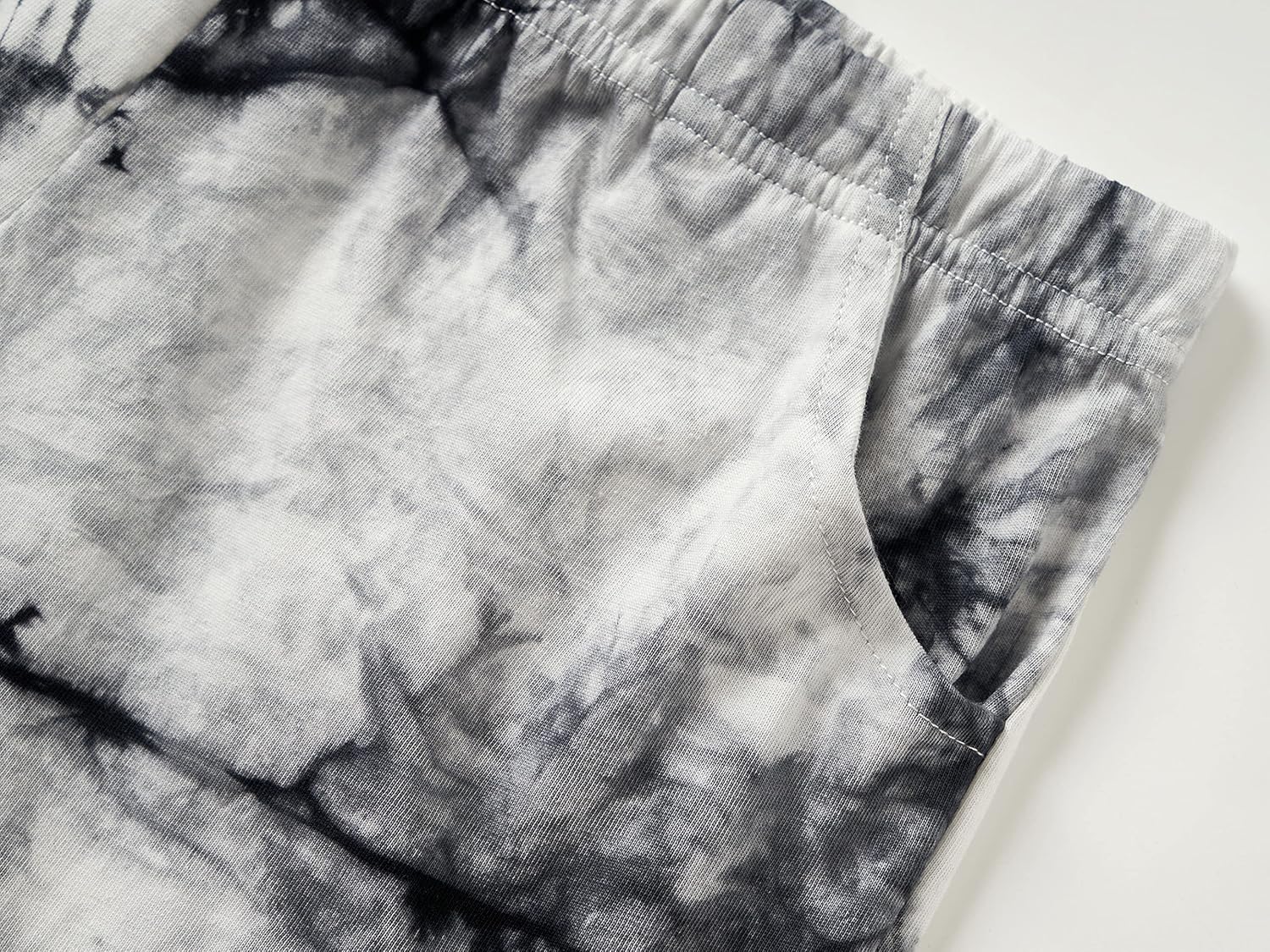 Tebbis Trendy Tie Dye Sleepover Summer Pajamas for Girls -100% Cotton Soft Butterfly Avocado Jammies Size 6-18 - Image 6