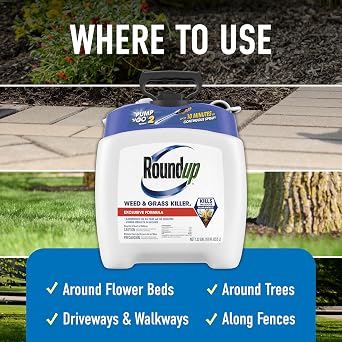 Roundup Weed & Grass Killer4 with Pump 'N Go 2 Sprayer, 1.33 gal.
