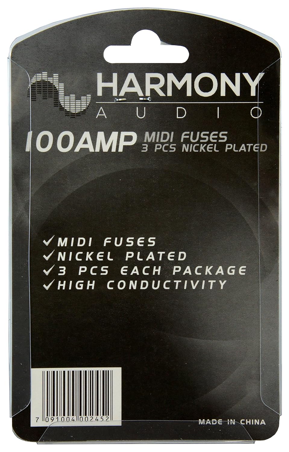 Harmony Audio HA-MIDIFD4 Mini ANL MIDI 4-Way Fused Distribution Block & 100 Amp Fuses